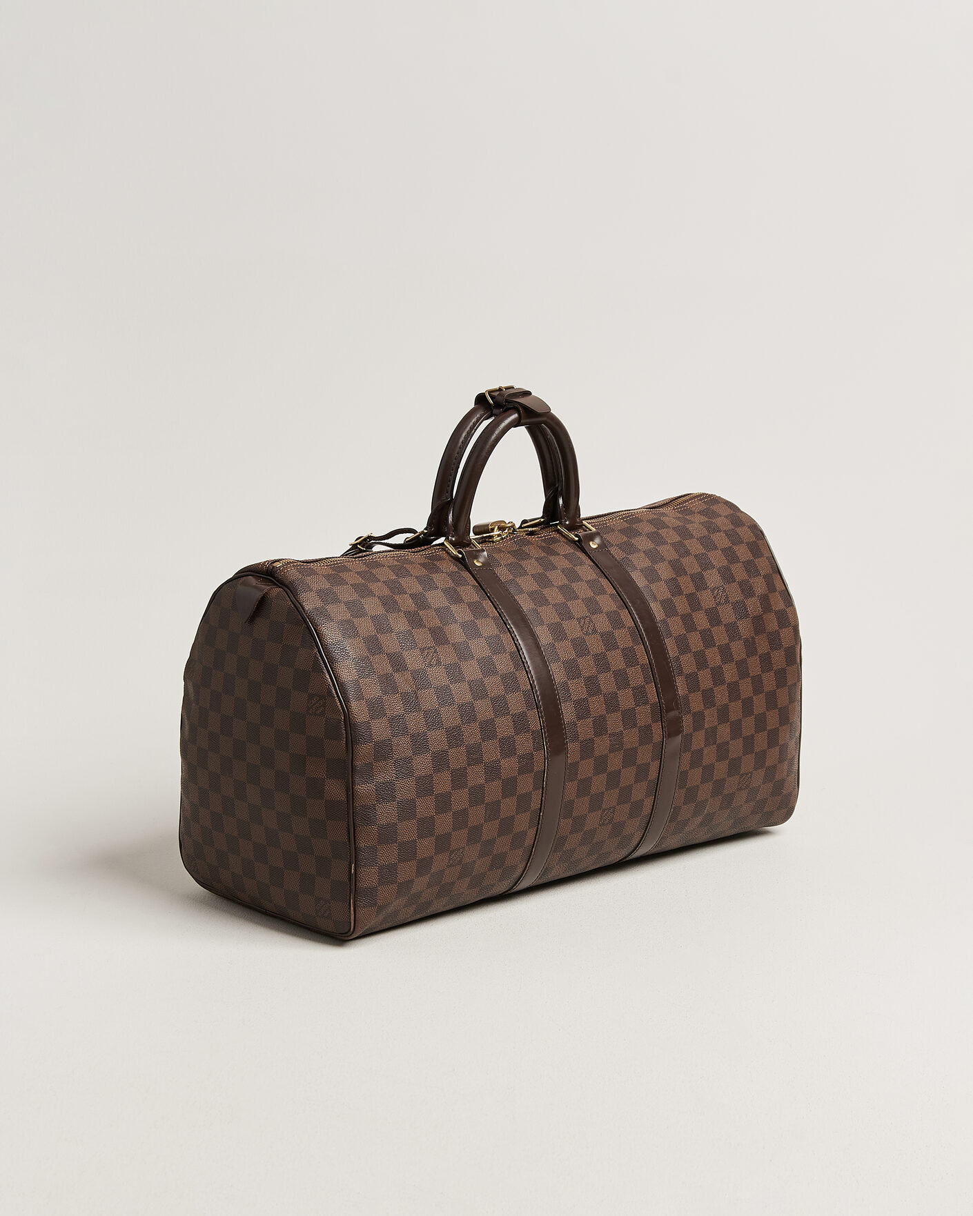 Homme | Pre-Owned & Vintage Bags | Louis Vuitton Pre-Owned | Keepall 50 Damier Ebene