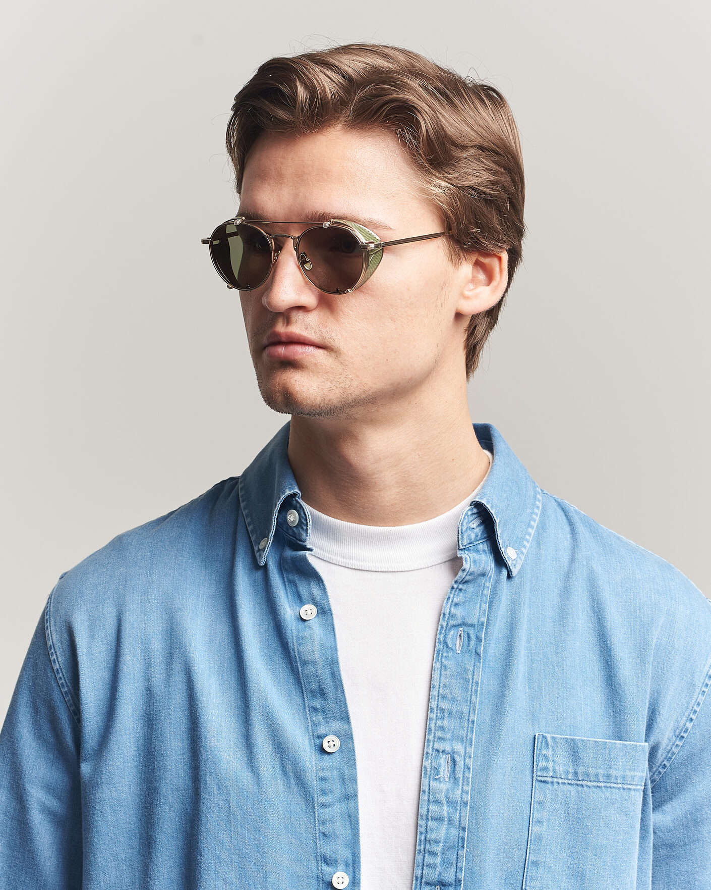 Homme | Lunettes De Soleil | Garrett Leight | Ocampo Sunglasses Gold