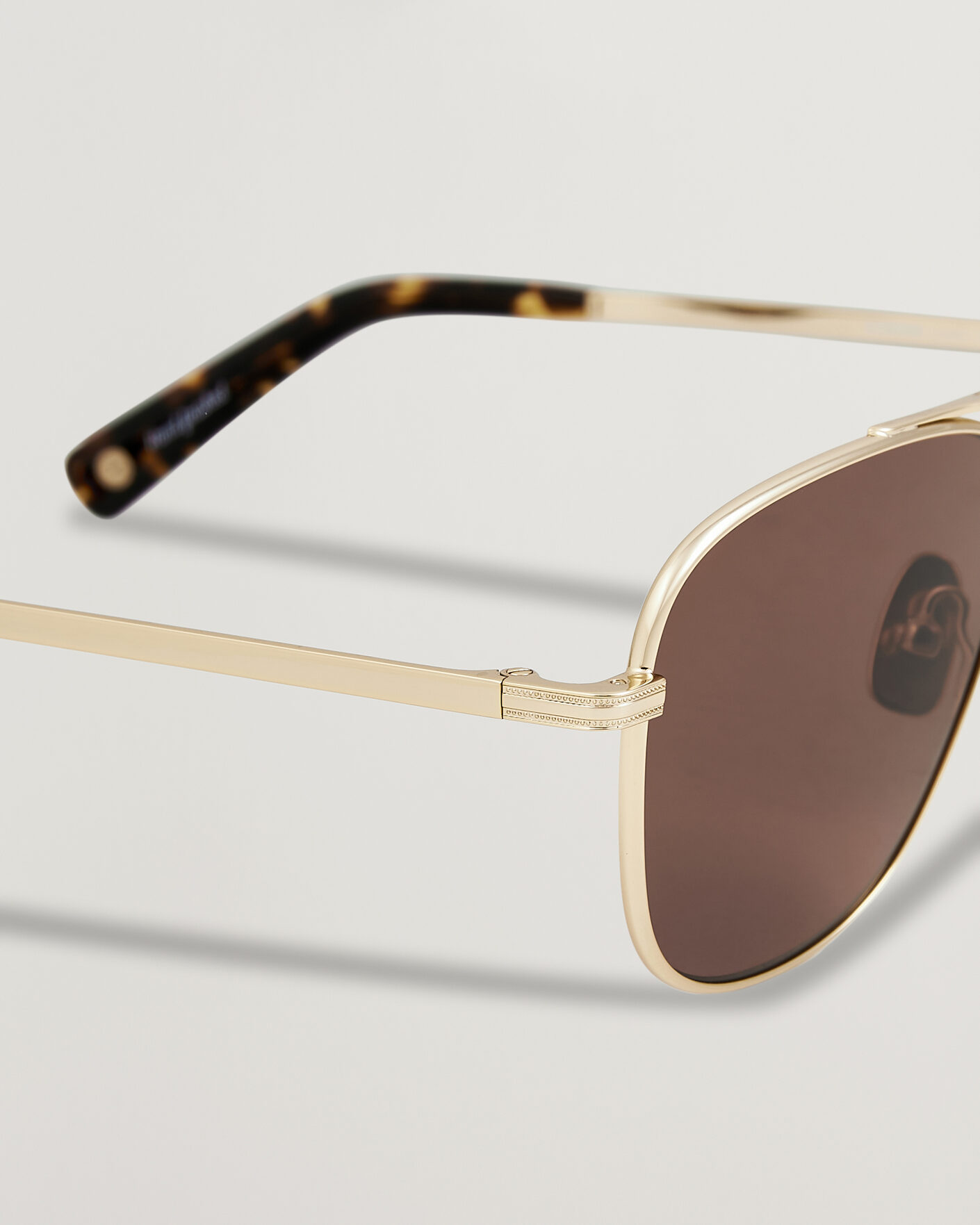 Homme | Lunettes De Soleil | Garrett Leight | El Capitan Sunglasses Gold