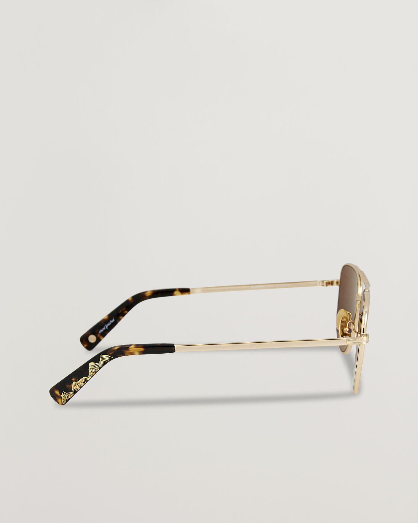 Homme | Lunettes De Soleil | Garrett Leight | El Capitan Sunglasses Gold