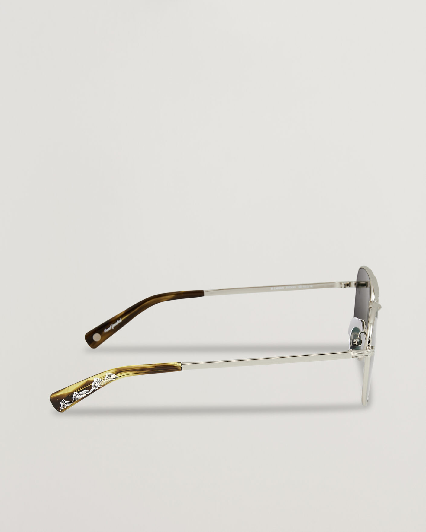 Homme | Lunettes De Soleil | Garrett Leight | El Capitan Sunglasses Silver