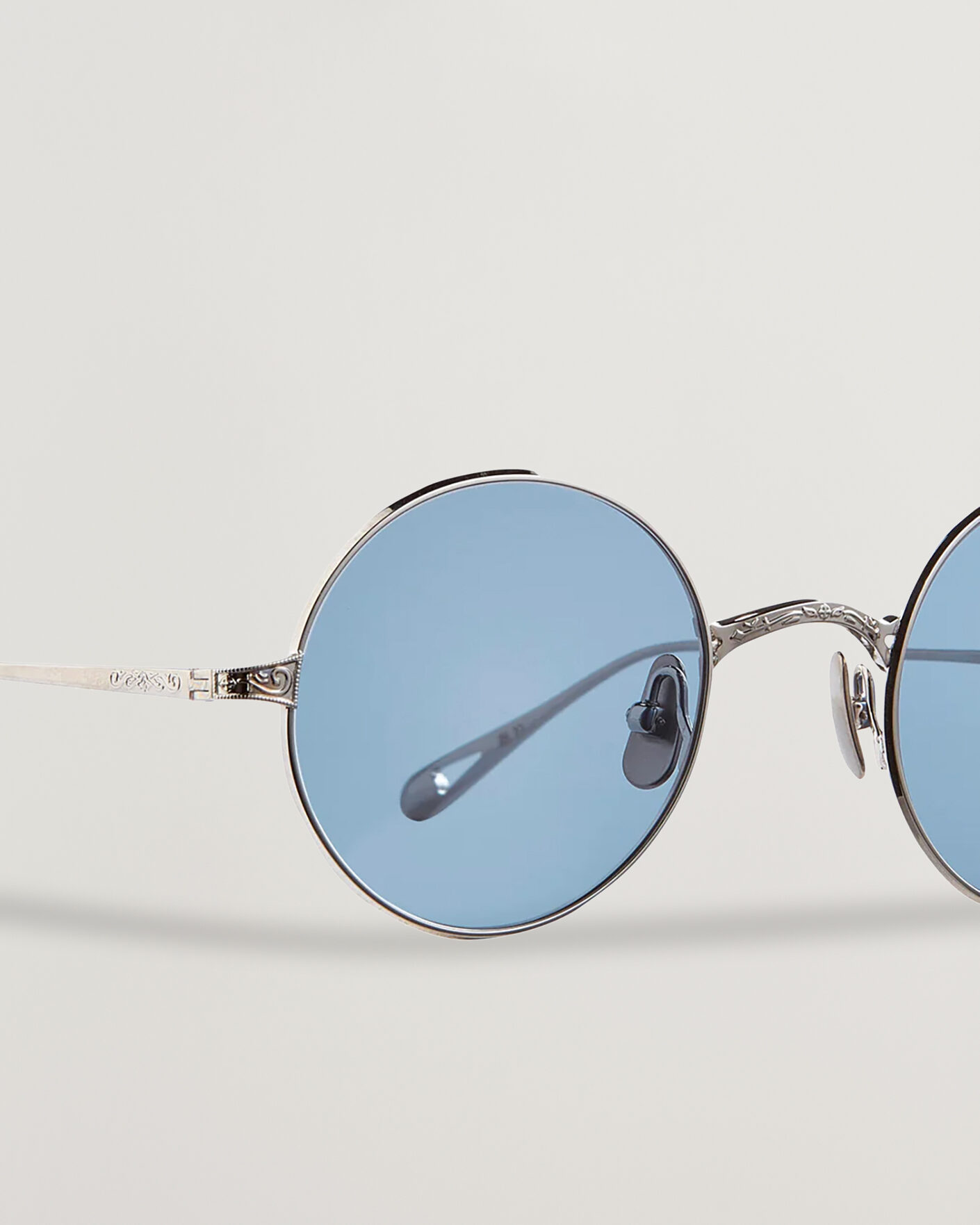 Homme | Lunettes De Soleil | Garrett Leight | GLCO X Ozzy Sunglasses Platinum