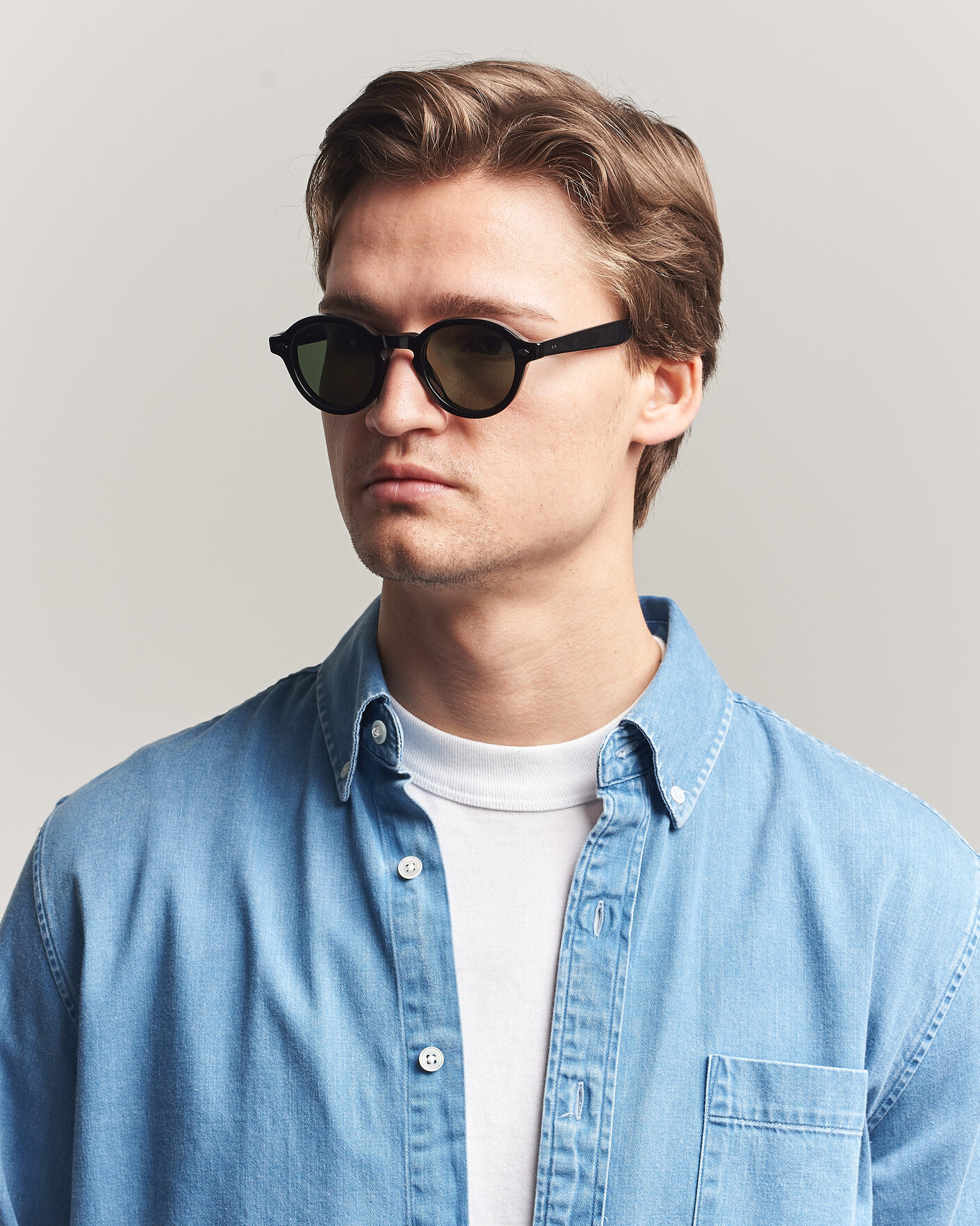 Homme | Lunettes De Soleil | Garrett Leight | Flipper Sunglasses Black