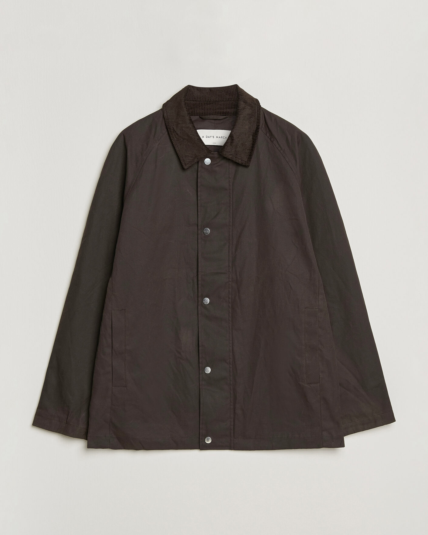 Homme | Manteaux Et Vestes | A Day's March | Limestone Waxed Jacket Dark Brown