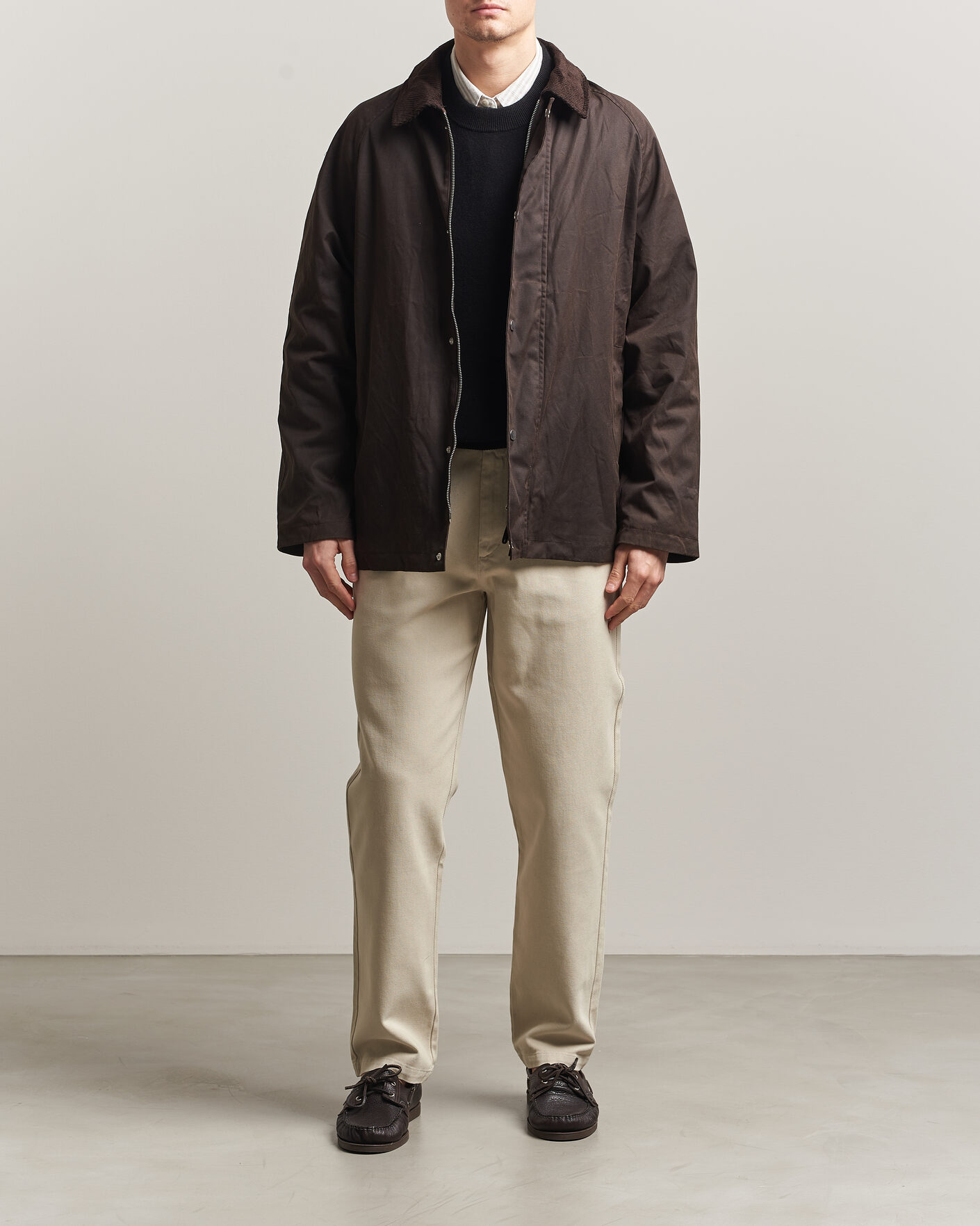 Homme | Manteaux Et Vestes | A Day's March | Limestone Waxed Jacket Dark Brown