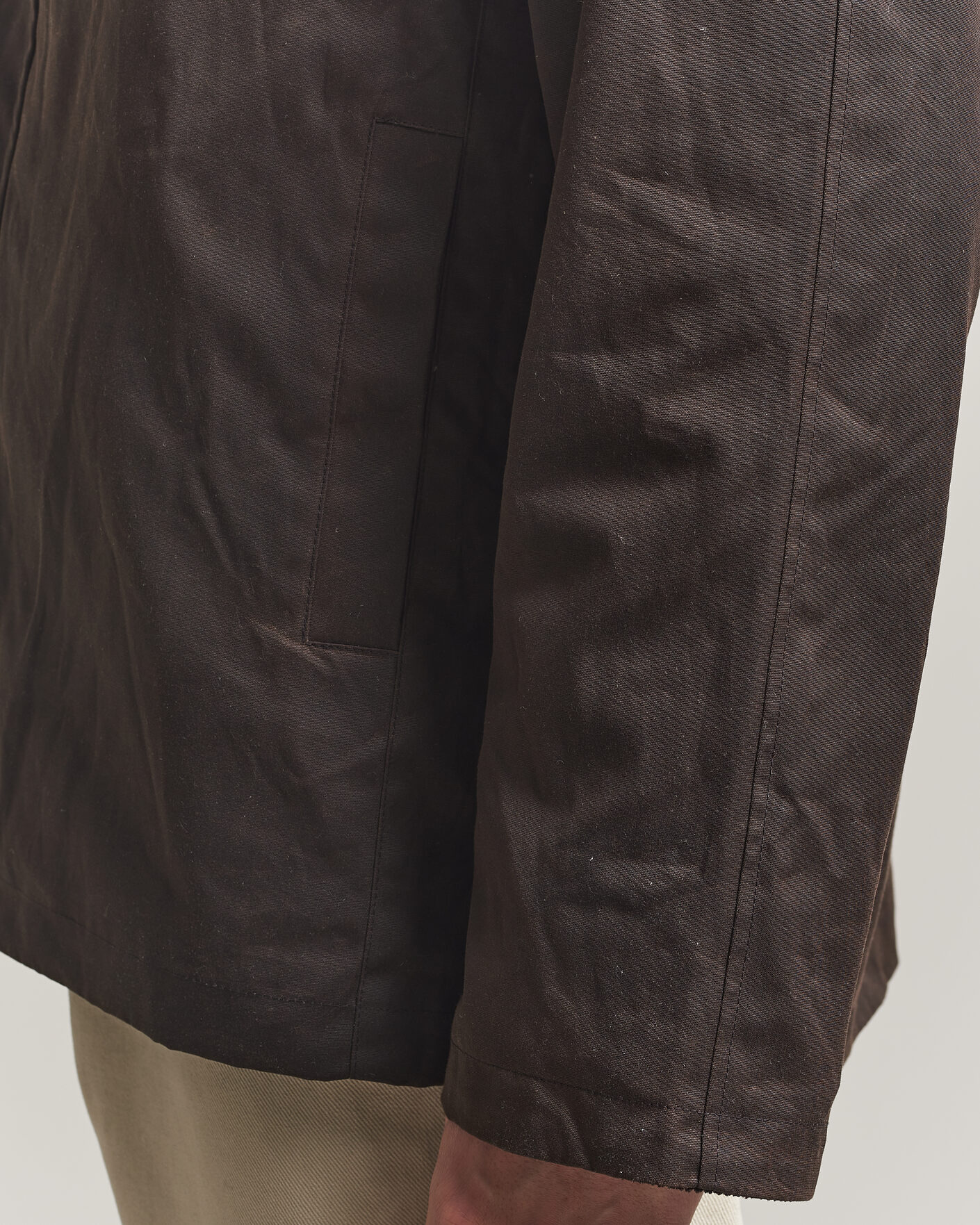 Homme | Manteaux Et Vestes | A Day's March | Limestone Waxed Jacket Dark Brown