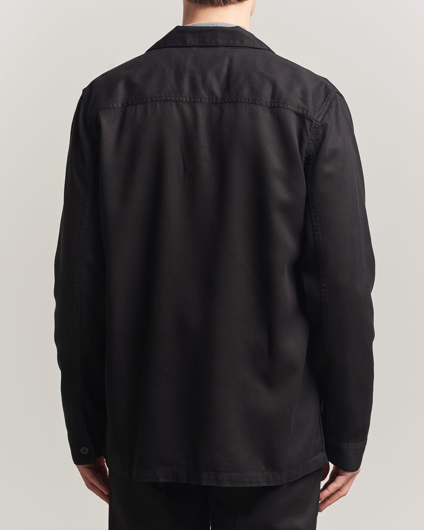 Homme | Chemises | A Day's March | Banagher Lyocell Overshirt Black