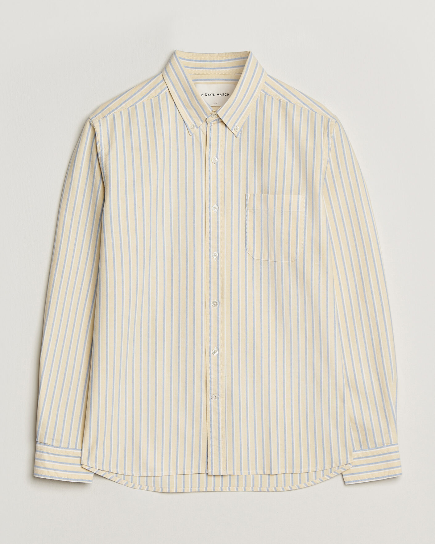 Homme | Chemises | A Day's March | Original Oxford Shirt Yellow Multi
