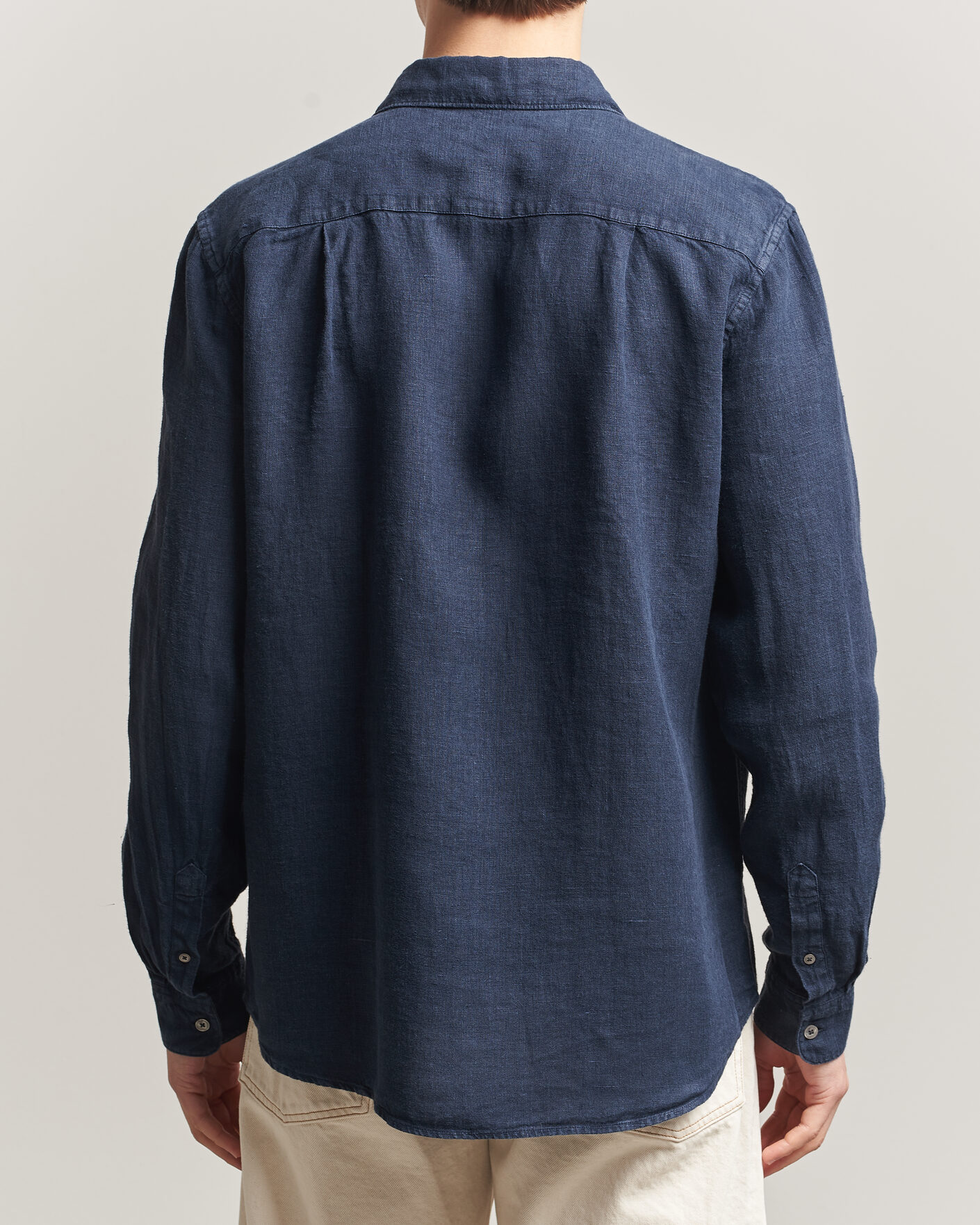 Homme | Chemises | A Day's March | Daintree Linen Shirt Navy