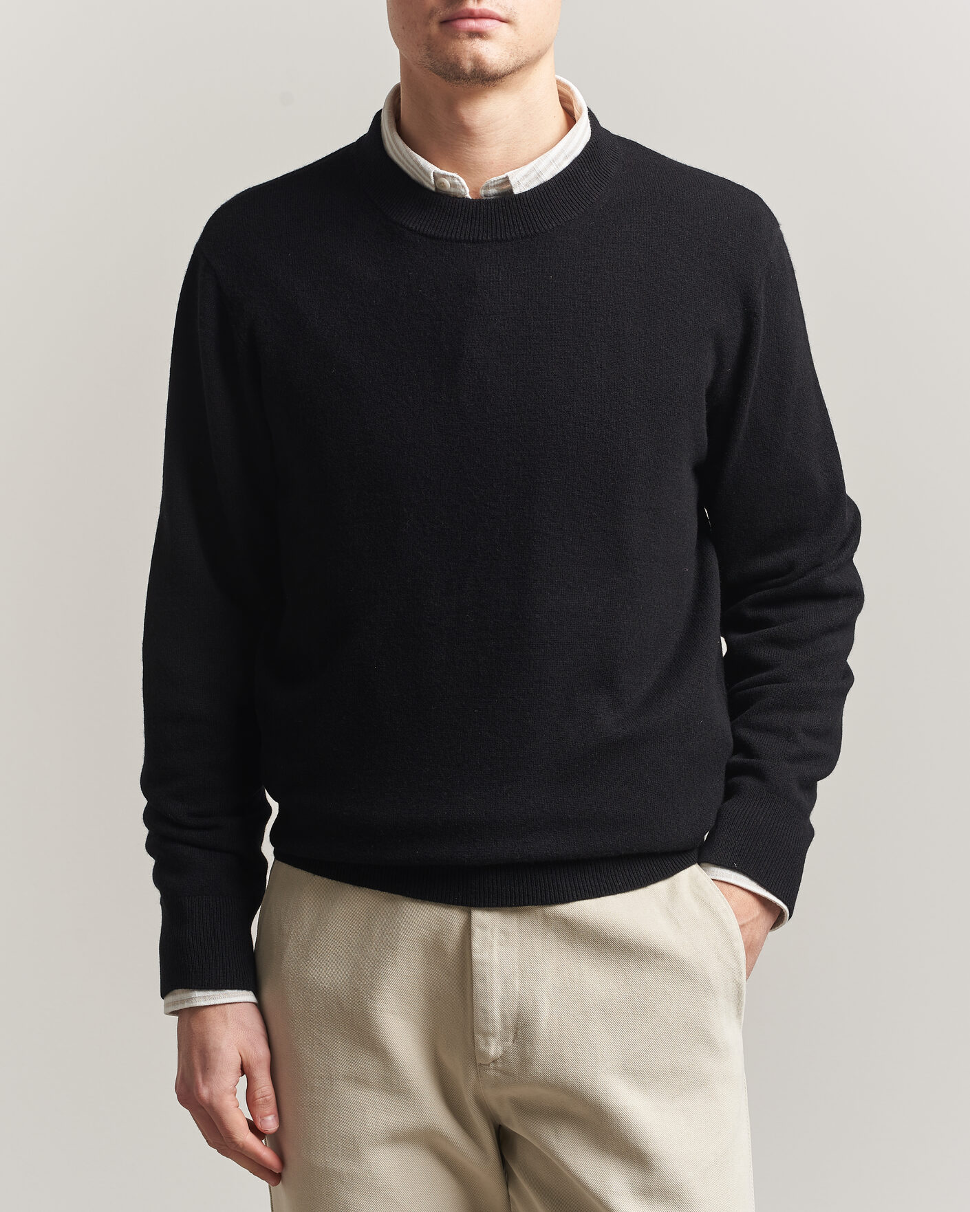 Homme | Pulls Et Tricots | A Day's March | Marlow Cashmere Blend Sweater Black