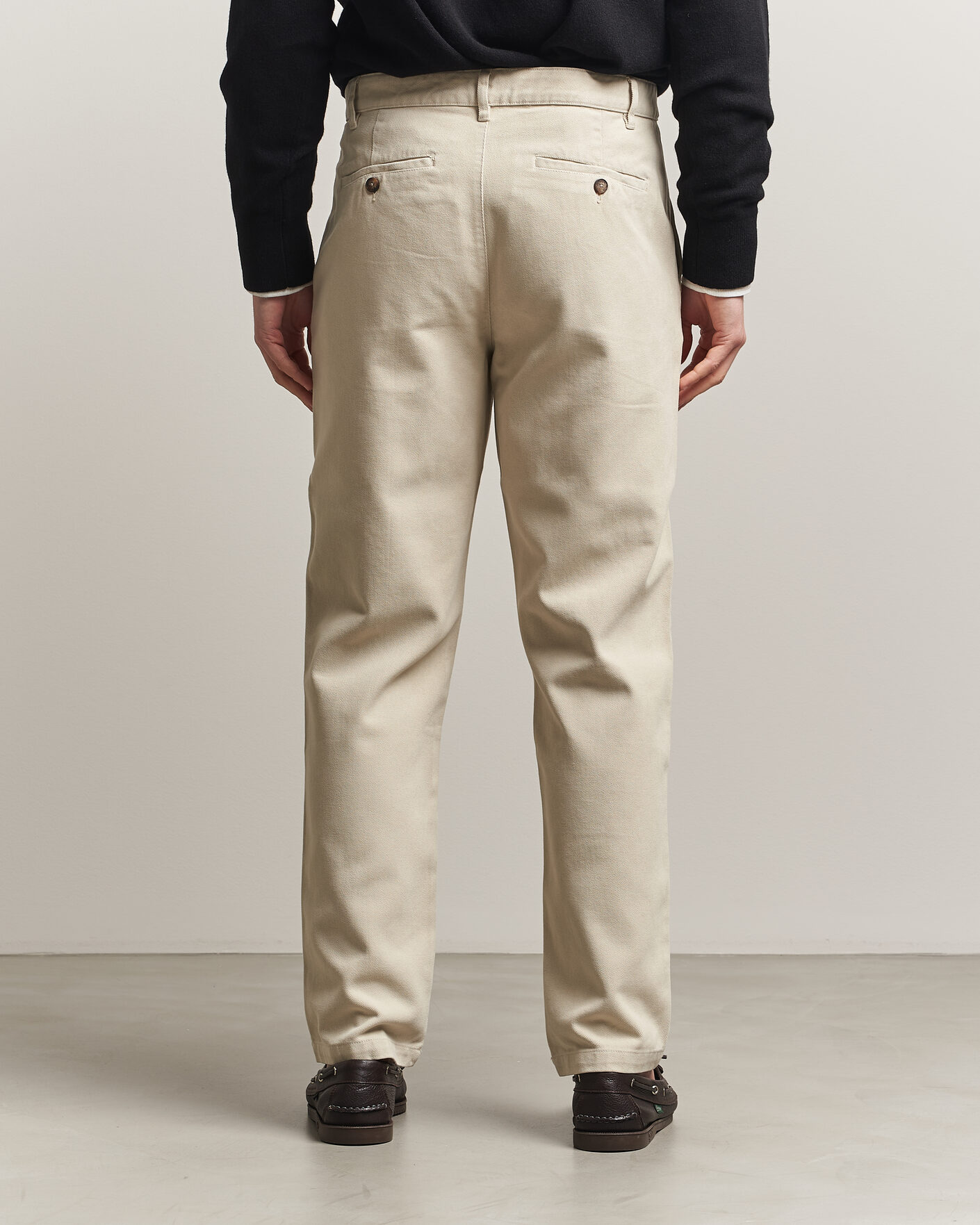 Homme | Pantalons | A Day's March | Miller Cotton Lyocell Trousers Light Khaki