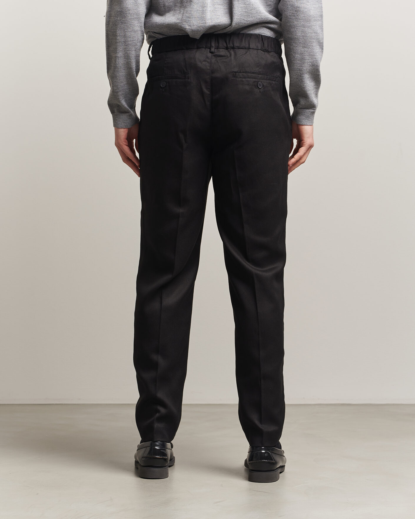 Homme | Pantalons | A Day's March | Smart Lyocell Trousers Black