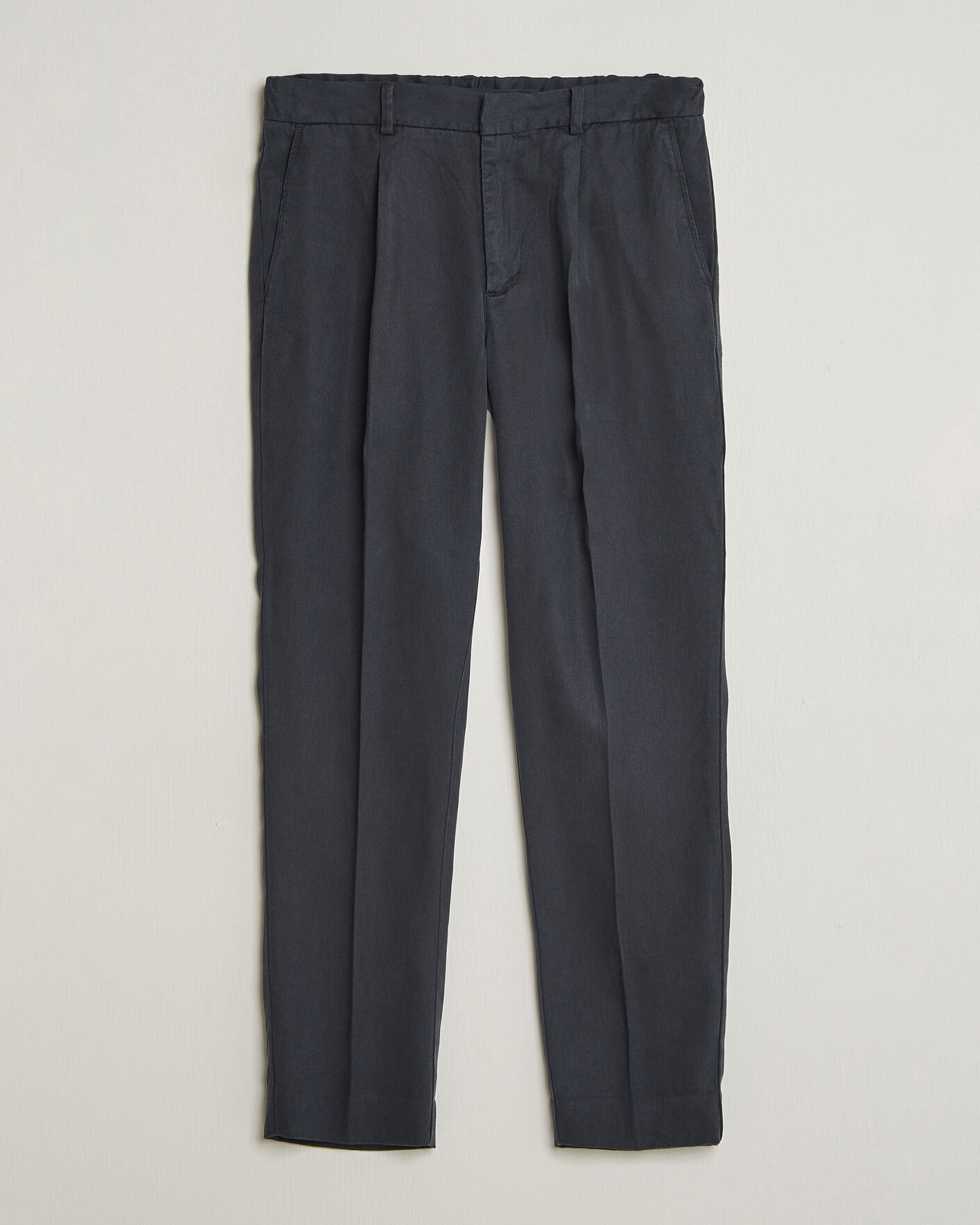 Homme | Pantalons | A Day's March | Smart Lyocell Trousers Navy