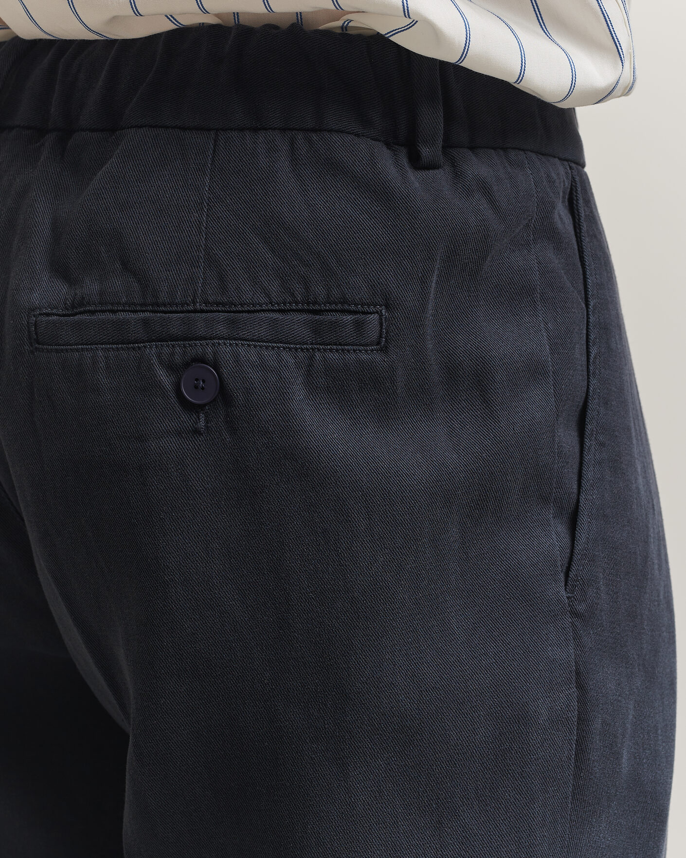 Homme | Pantalons | A Day's March | Smart Lyocell Trousers Navy