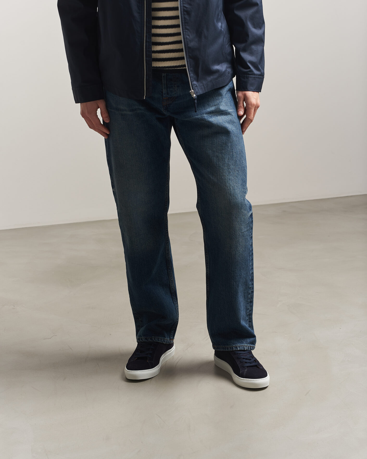 Homme | Baskets | A Day's March | Marching Suede Sneaker Navy