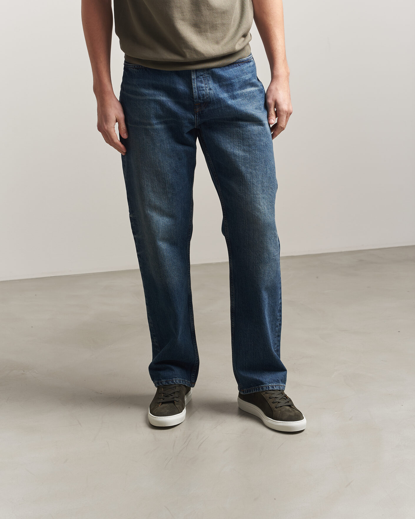 Homme | Baskets | A Day's March | Marching Suede Sneaker Olive