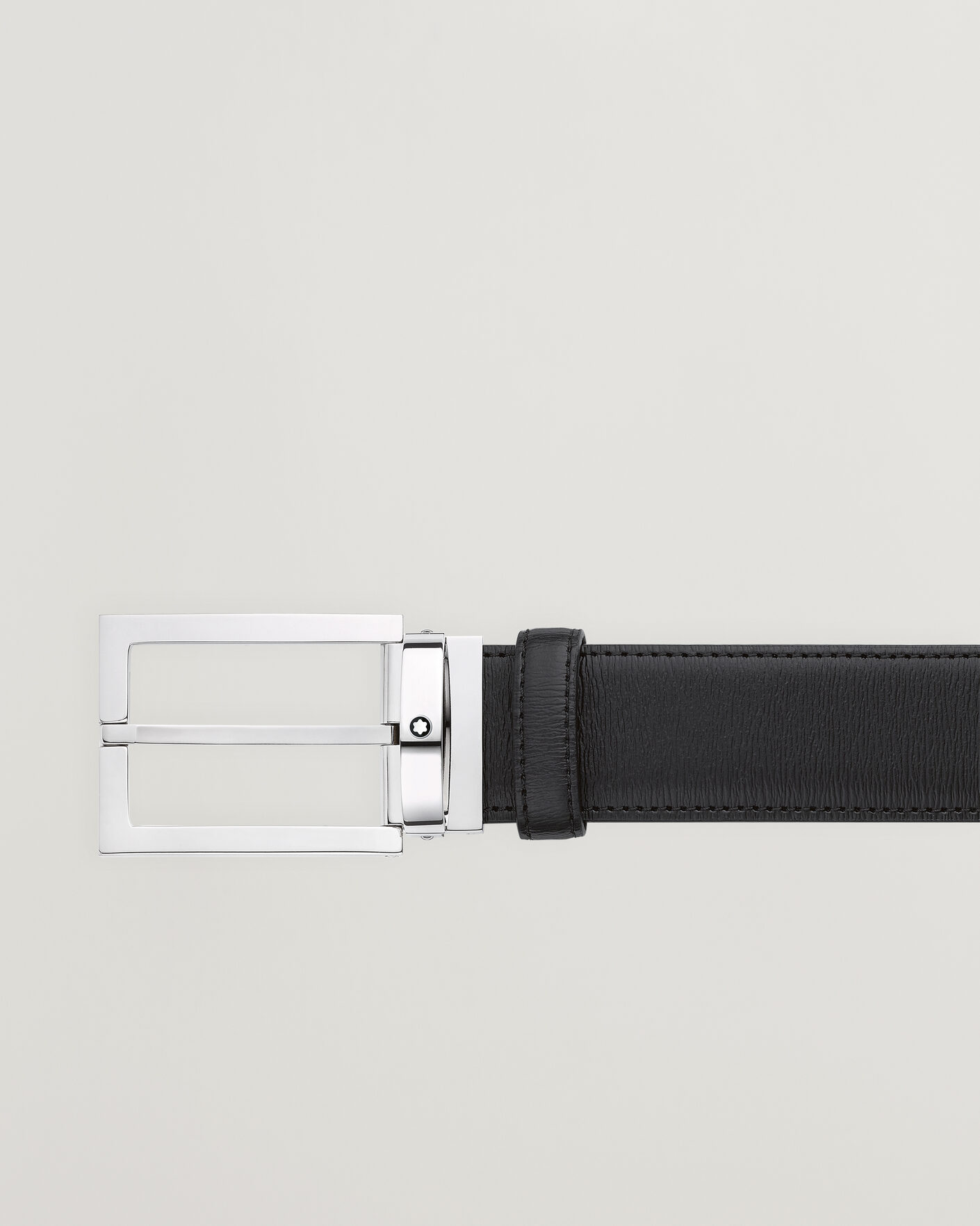 Homme | Ceintures | Montblanc | Rectangular 35mm Leather Belt Black