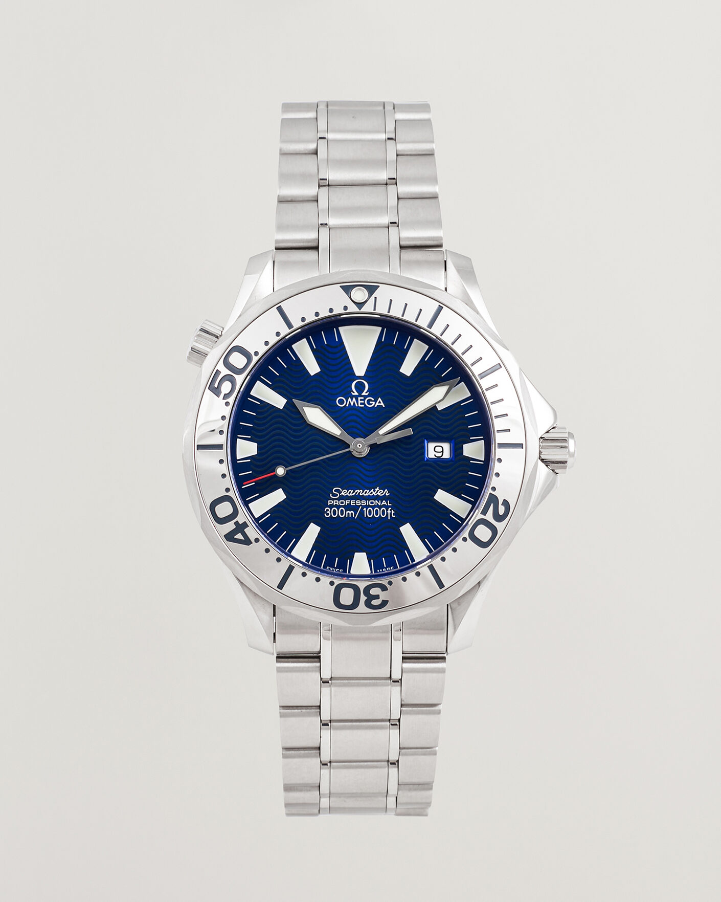 Homme | Pre-Owned & Vintage Watches | Omega Pre-Owned | Seamaster 300M Electric Blue 