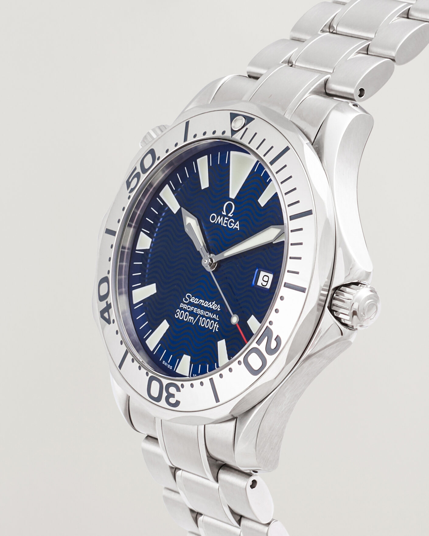 Homme | Omega Pre-Owned Seamaster 300M Electric Blue | Omega Pre-Owned | Seamaster 300M Electric Blue