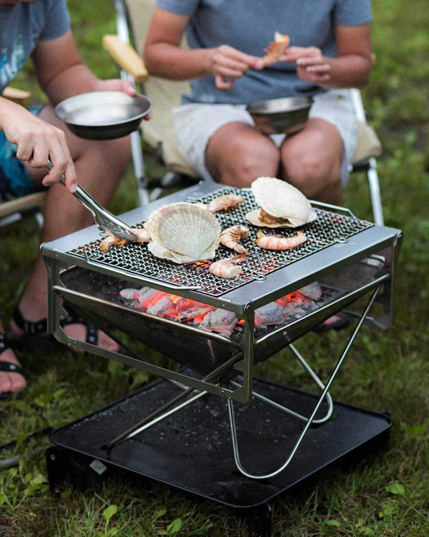 Homme | Outdoor living | Snow Peak | Takibi Fire & Grill Stainless Steel