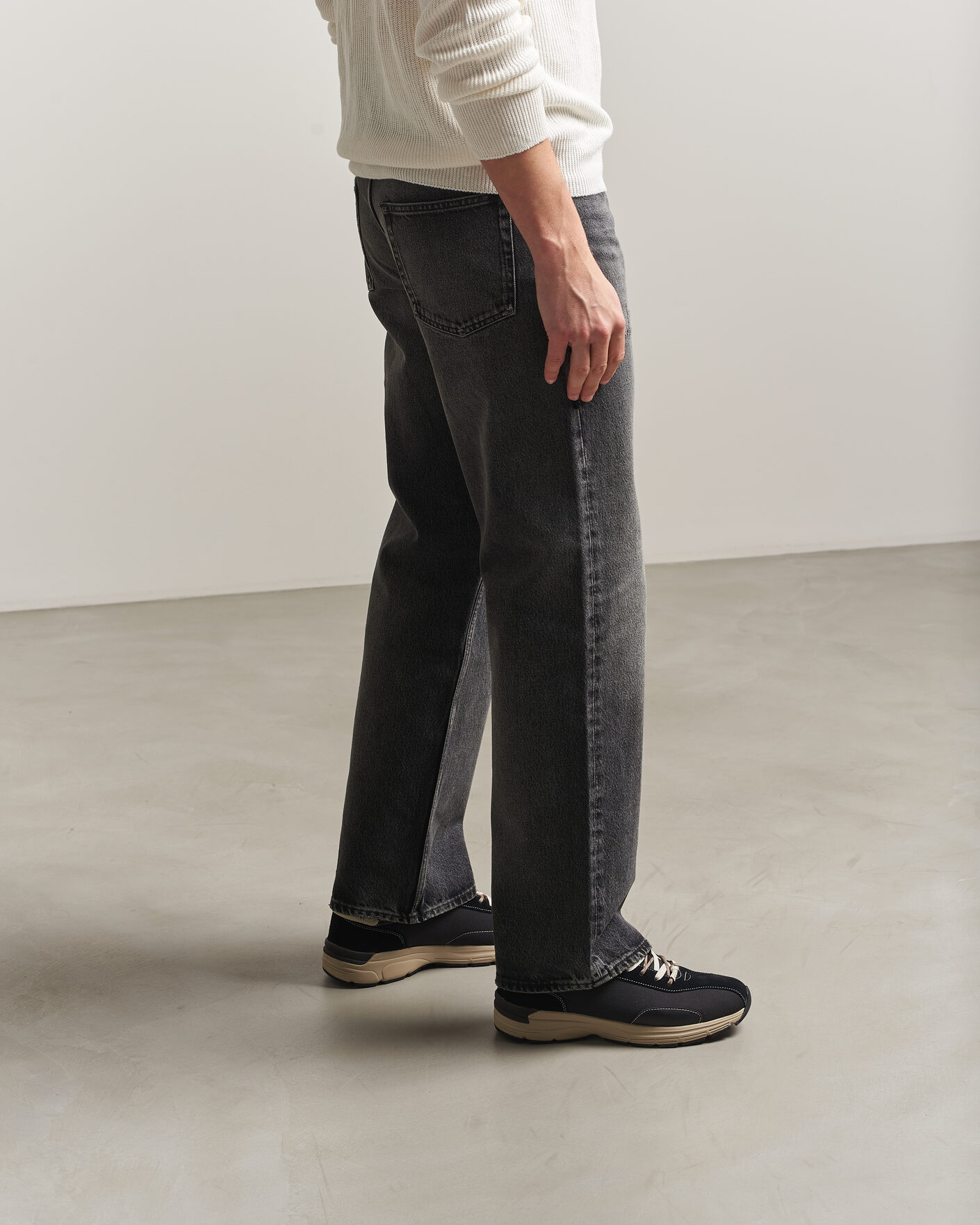 Homme | Baskets | Stepney Workers Club | Legion Suede Twill Sneaker Black