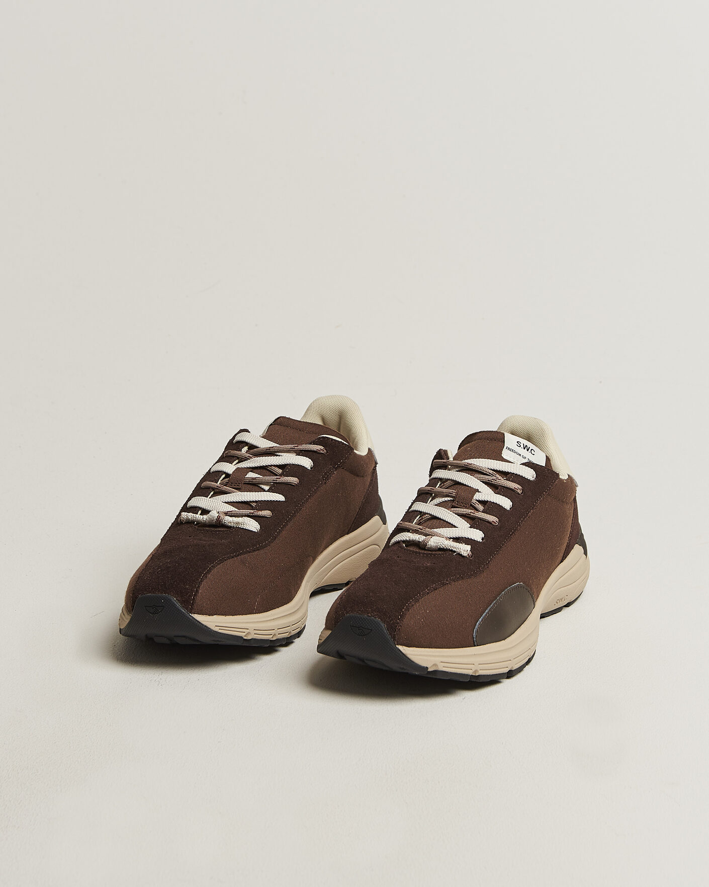 Homme | Baskets | Stepney Workers Club | Legion Suede Twill Sneaker Dark Brown