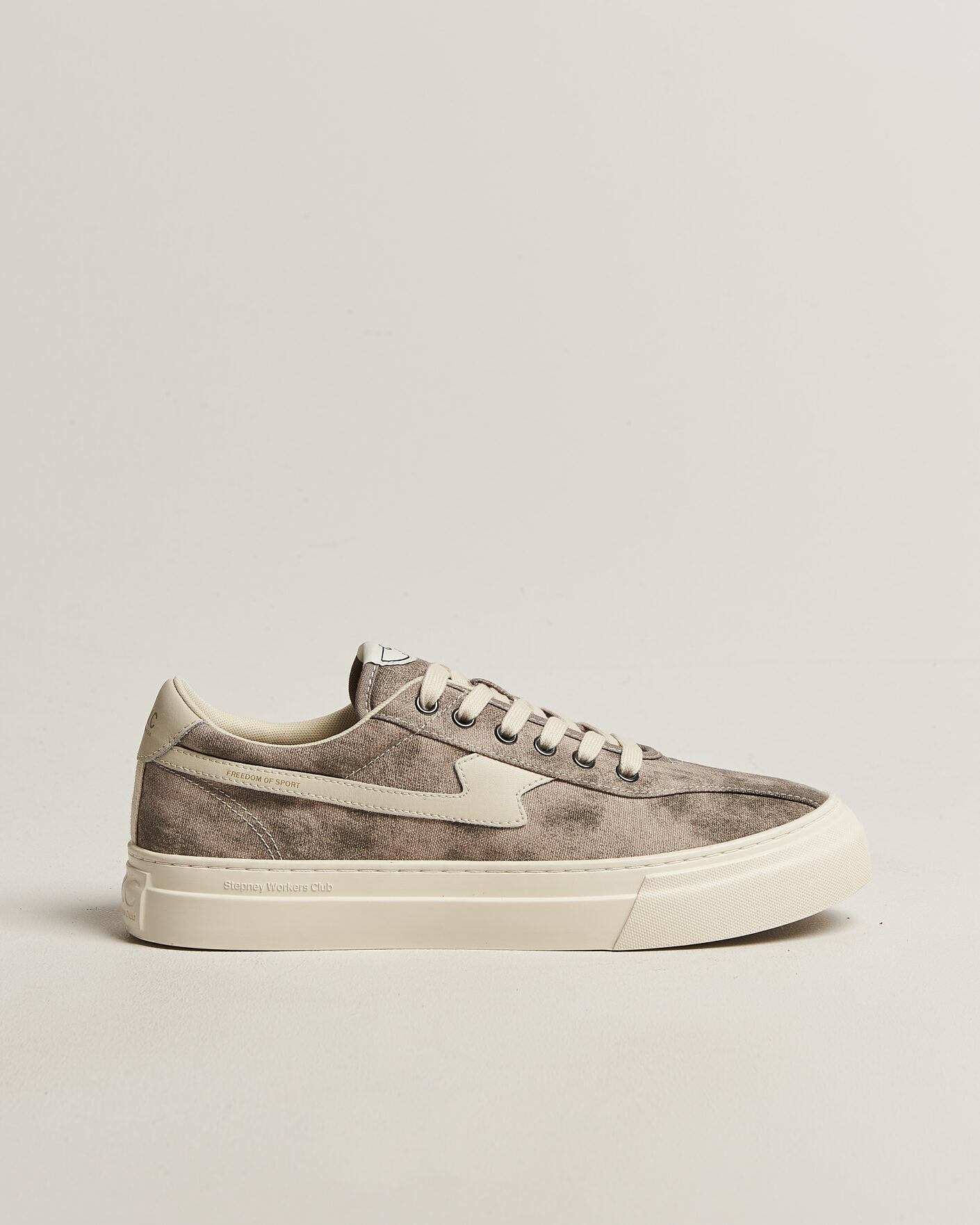Homme | Baskets | Stepney Workers Club | Dellow S-Strike Sunfade Canvas Sneaker Earth Grey