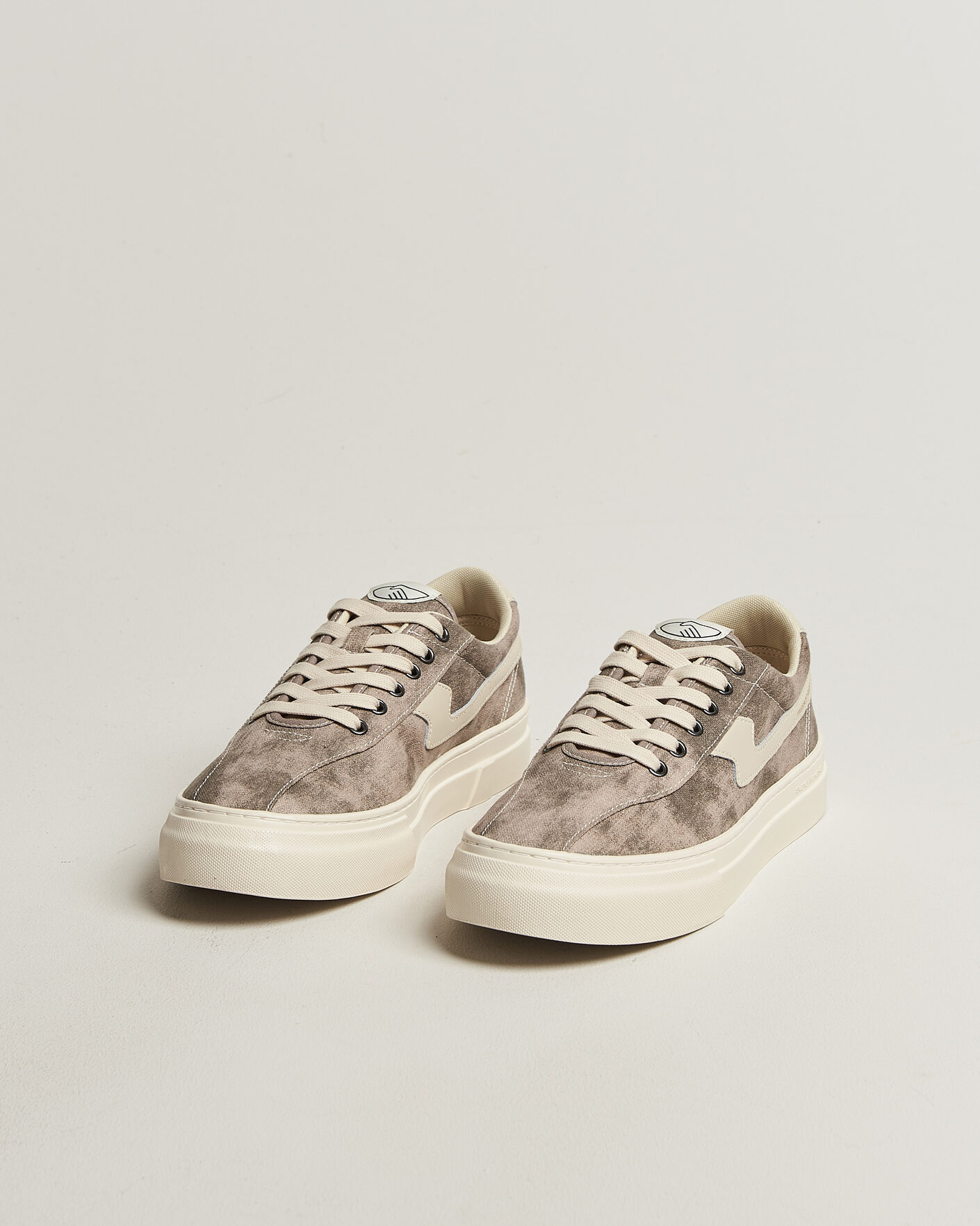 Homme | Baskets | Stepney Workers Club | Dellow S-Strike Sunfade Canvas Sneaker Earth Grey