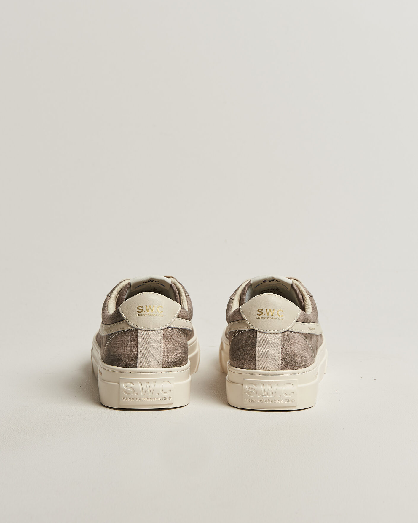Homme | Baskets | Stepney Workers Club | Dellow S-Strike Sunfade Canvas Sneaker Earth Grey