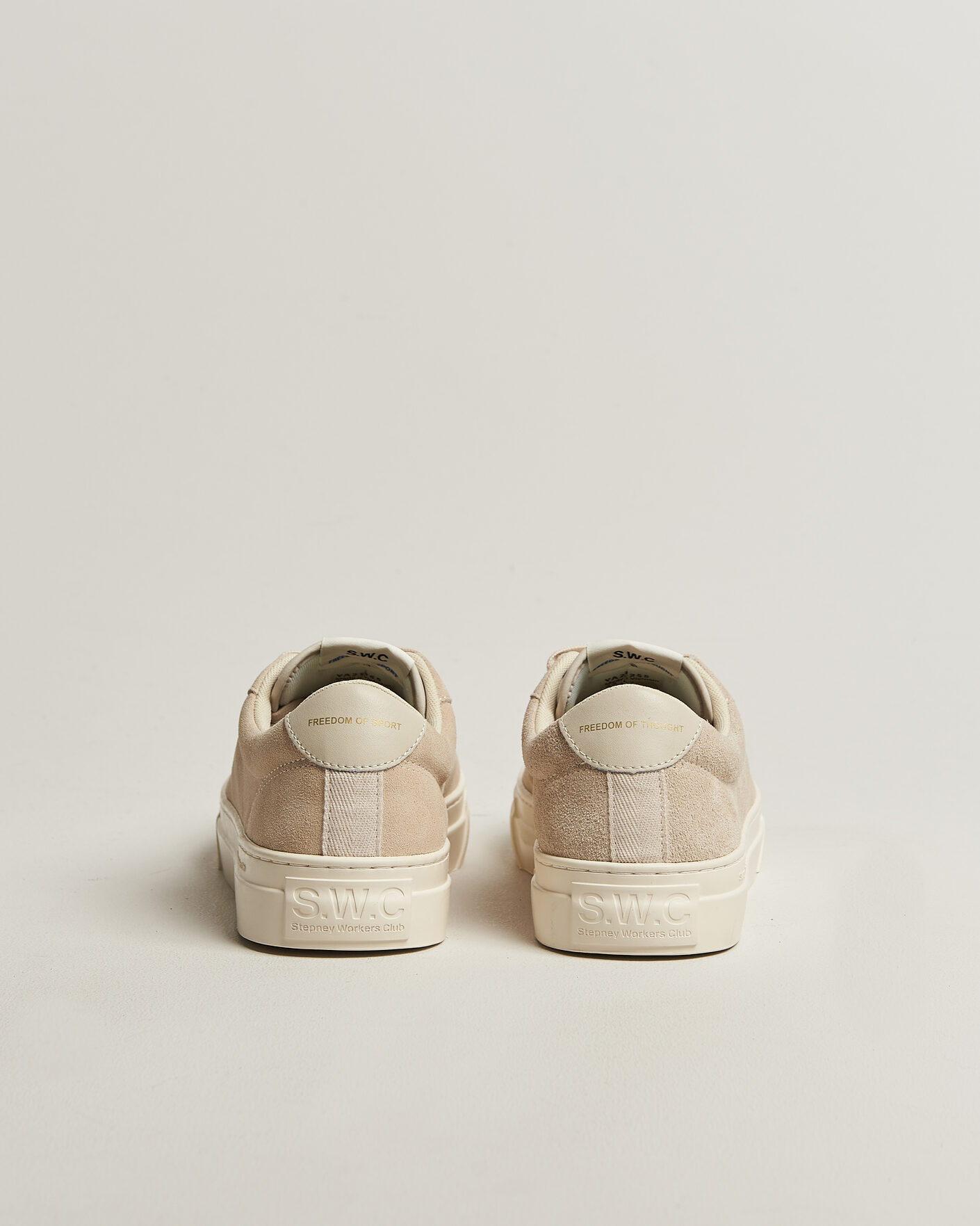Homme | Baskets | Stepney Workers Club | Dellow 02 Cupsole Suede Sneaker Oat