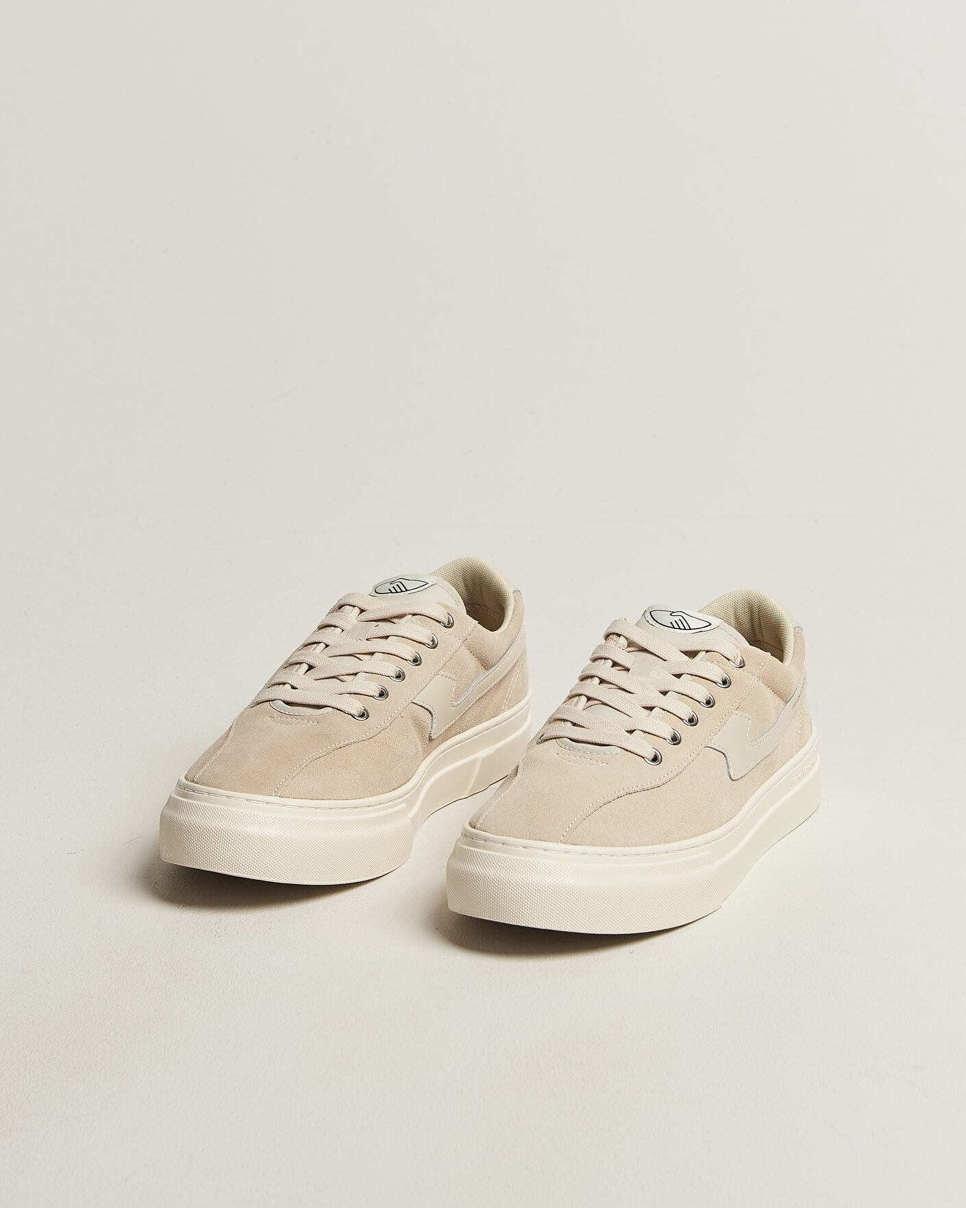 Homme | Baskets | Stepney Workers Club | Dellow S-Strike Cupsole Suede Sneaker Oat
