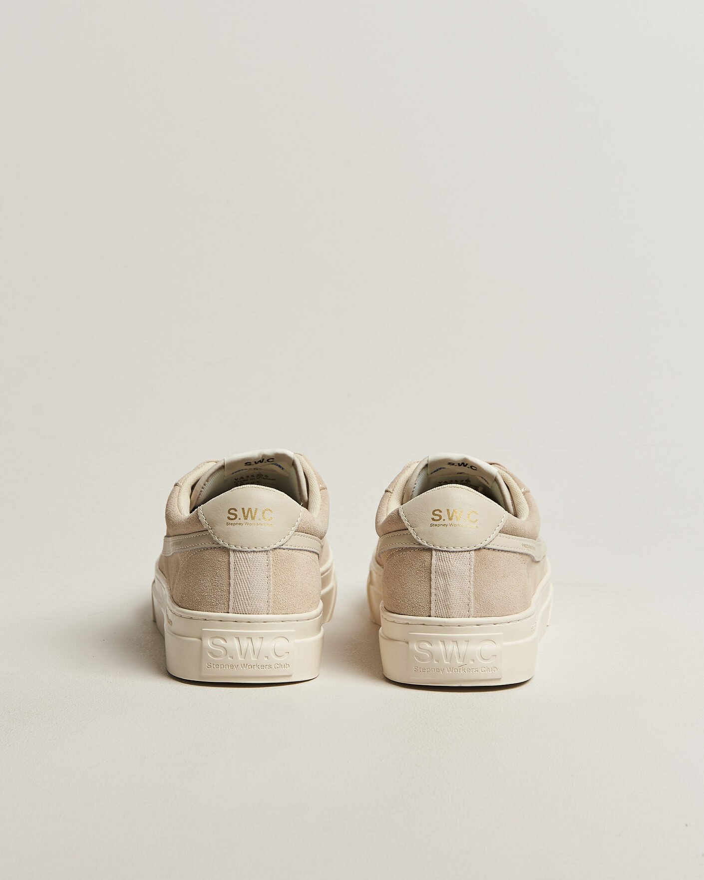 Homme | Baskets | Stepney Workers Club | Dellow S-Strike Cupsole Suede Sneaker Oat