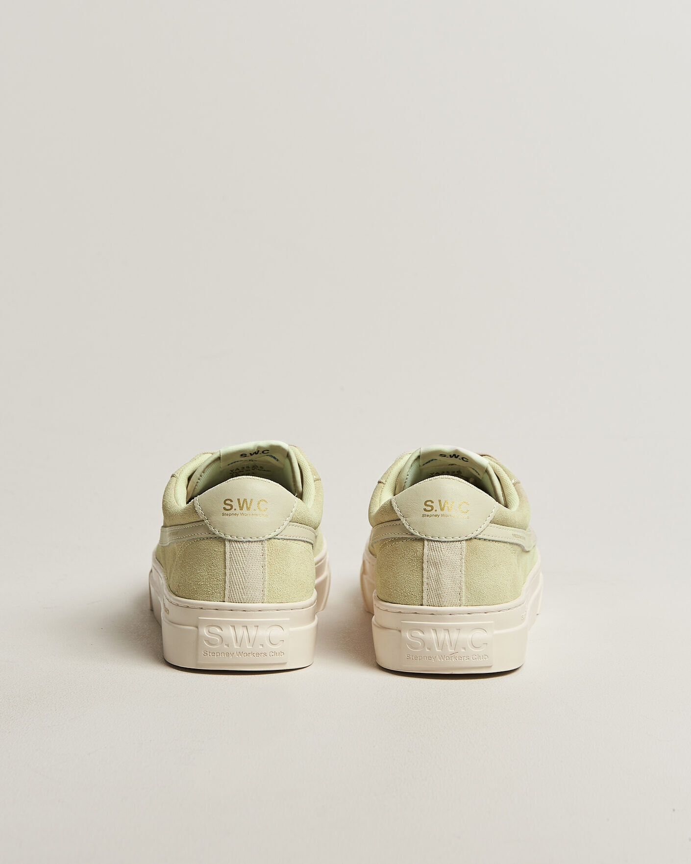 Homme | Baskets | Stepney Workers Club | Dellow S-Strike Cupsole Suede Sneaker Oat