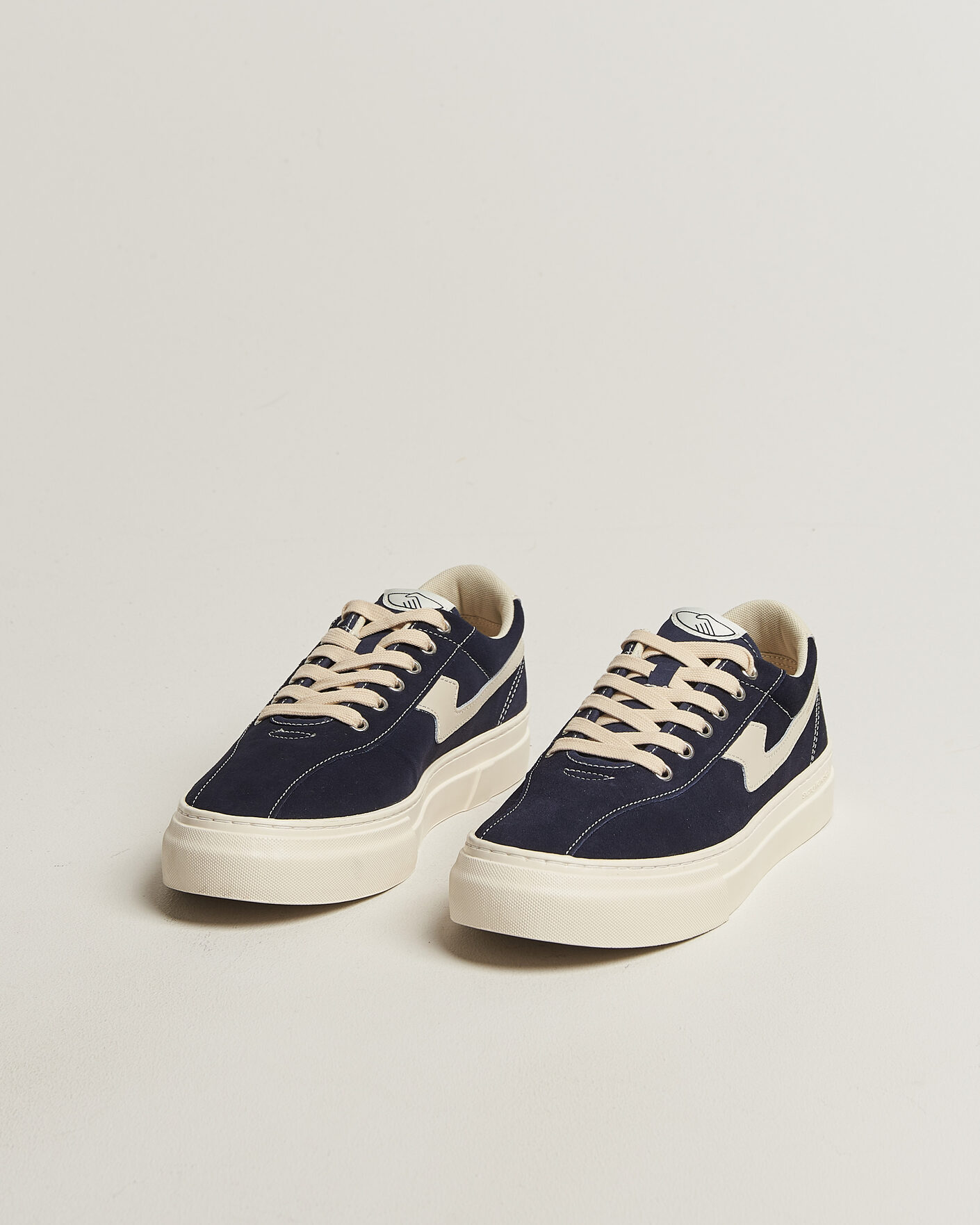 Homme | Baskets | Stepney Workers Club | Dellow S-Strike Cupsole Suede Sneaker Navy