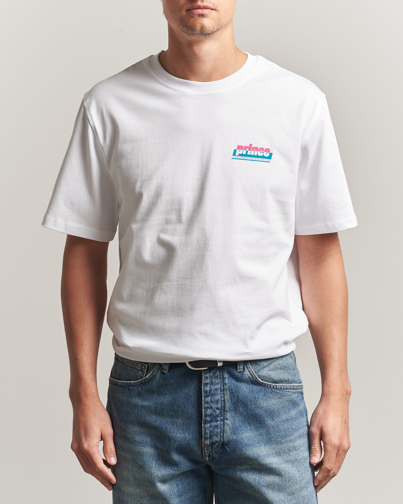 Homme | T-shirts | LES DEUX | Prince P T-Shirt White