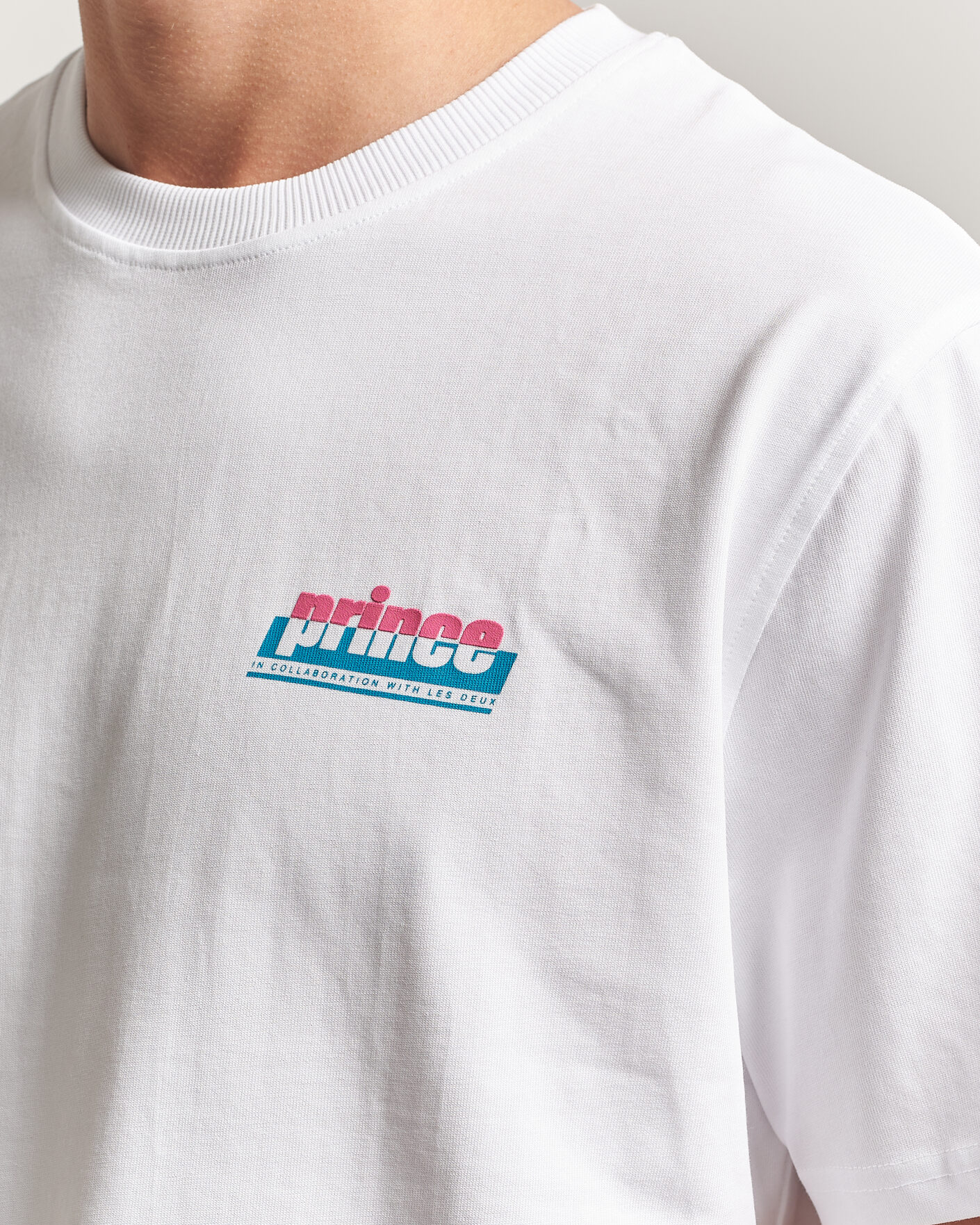 Homme | T-shirts | LES DEUX | Prince P T-Shirt White