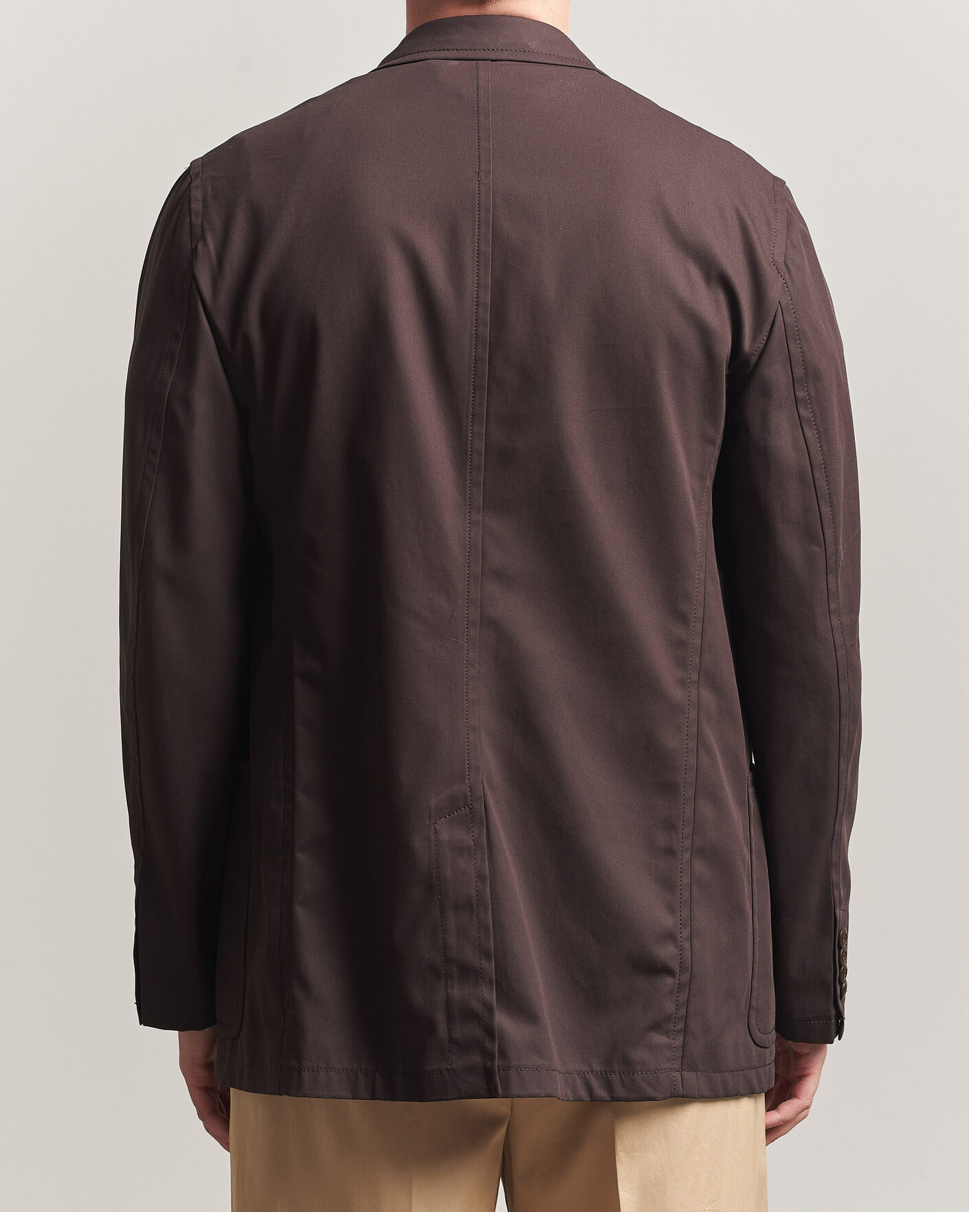 Homme | Blazers | Filippa K | Reese Cotton Double Breasted Blazer Dark Chocolate