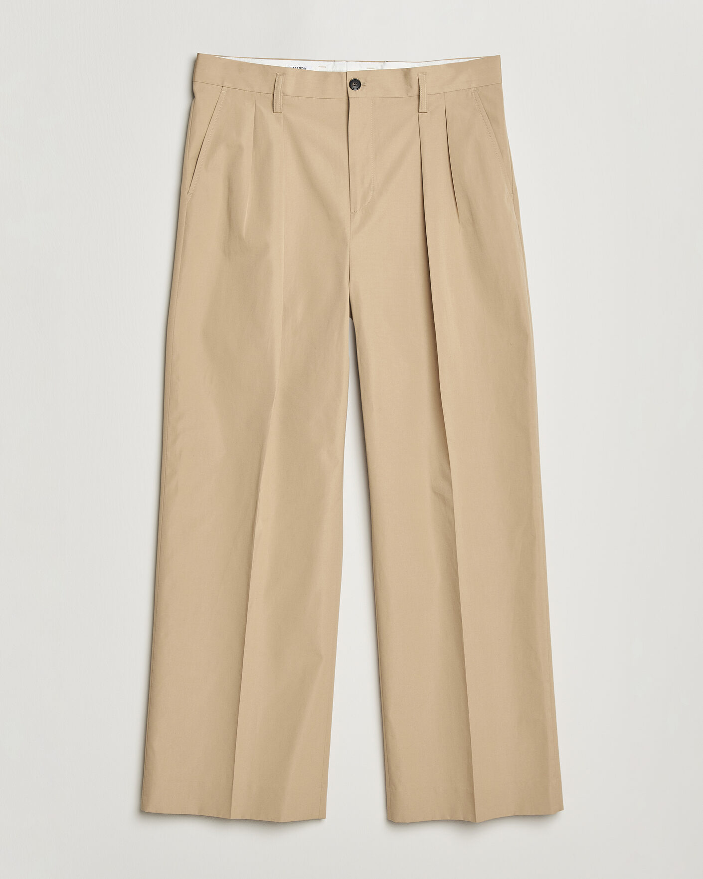 Homme | Pantalons | Filippa K | Milo Cotton Trousers Canvas Beige