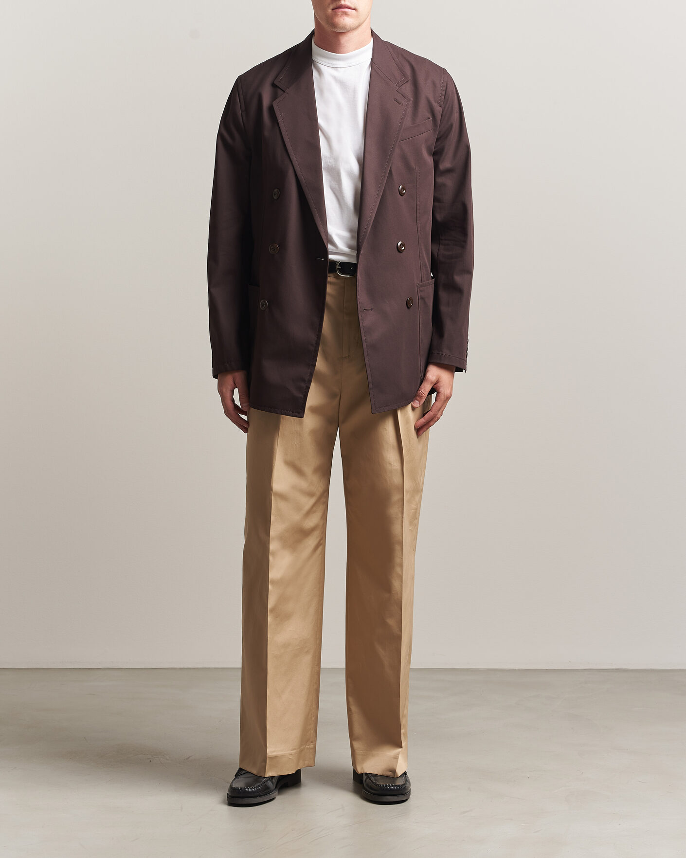 Homme | Pantalons | Filippa K | Milo Cotton Trousers Canvas Beige