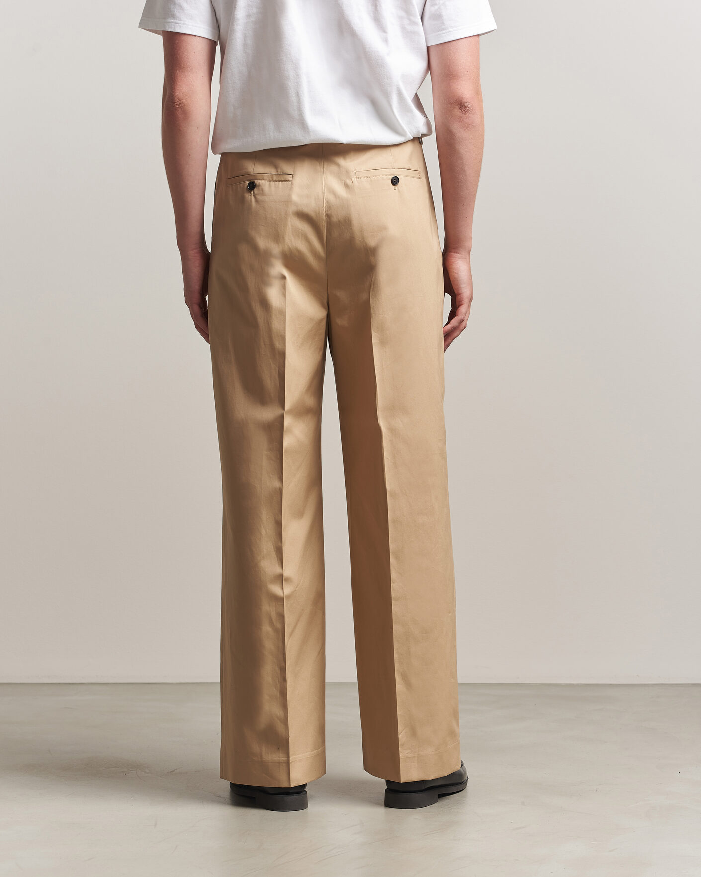 Homme | Pantalons | Filippa K | Milo Cotton Trousers Canvas Beige