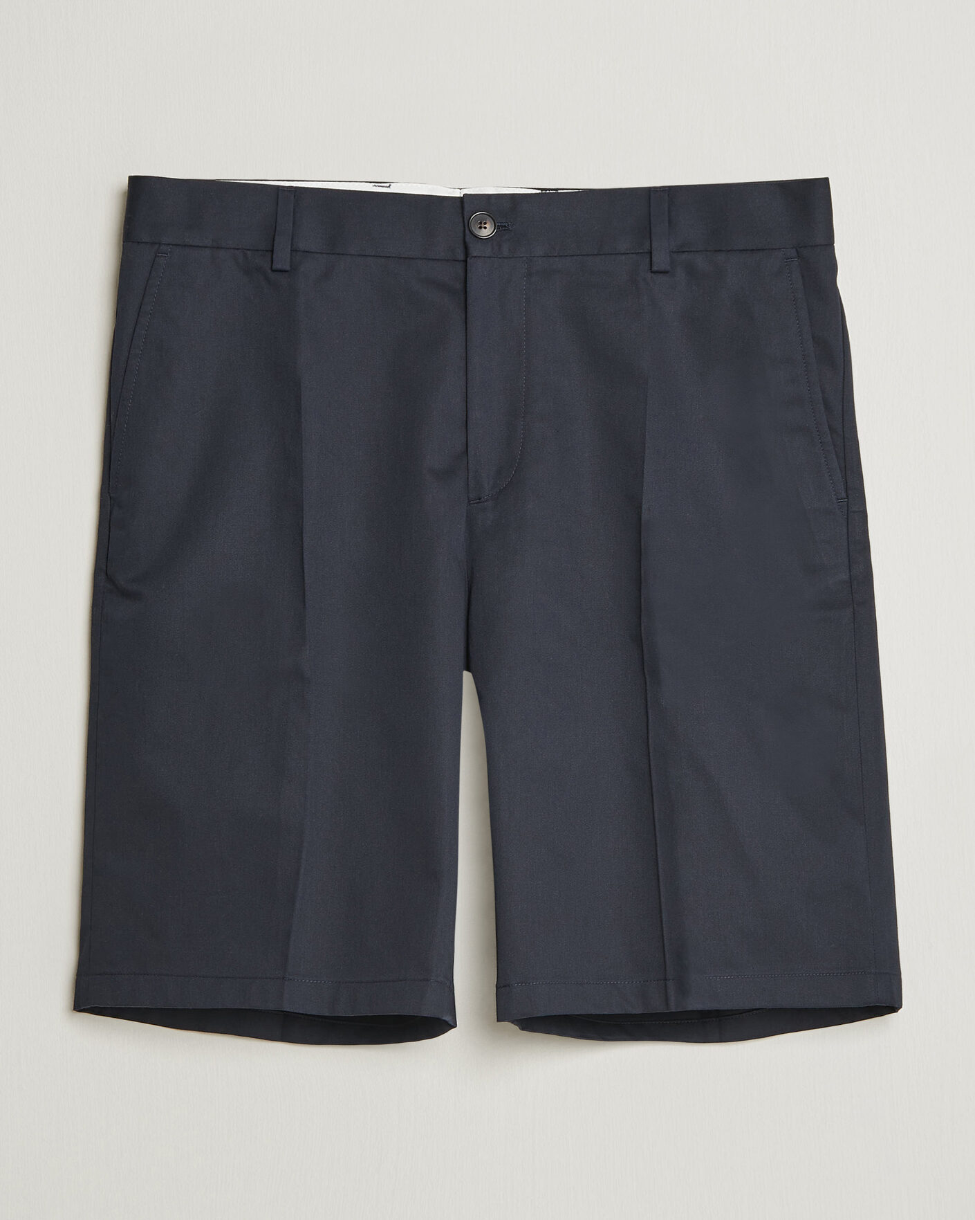 Homme | Shorts | Filippa K | Tailored Cotton Chino Shorts Navy