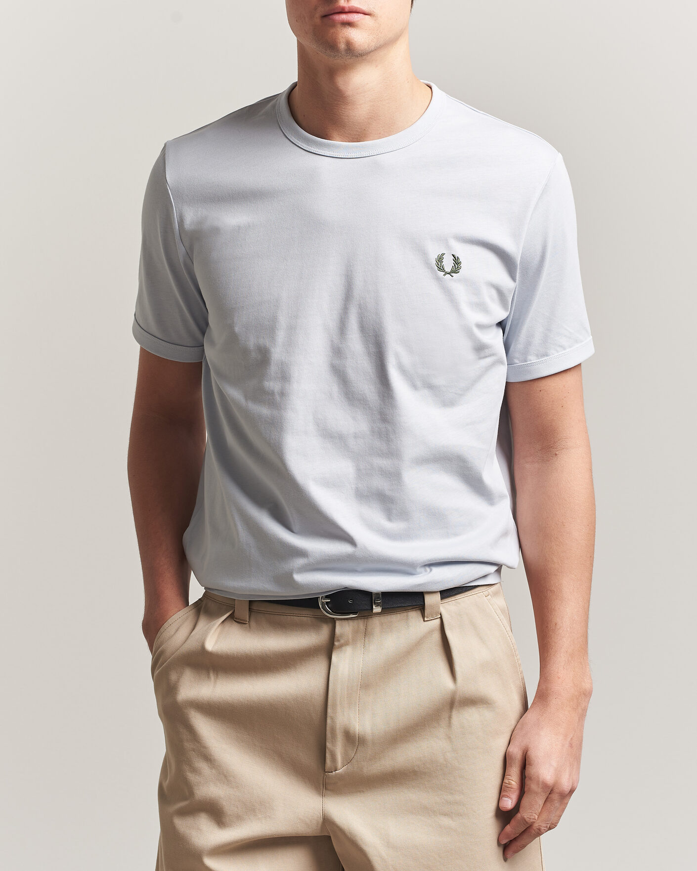 Homme | T-shirts | Fred Perry | Ringer T-Shirt Dusky Blue