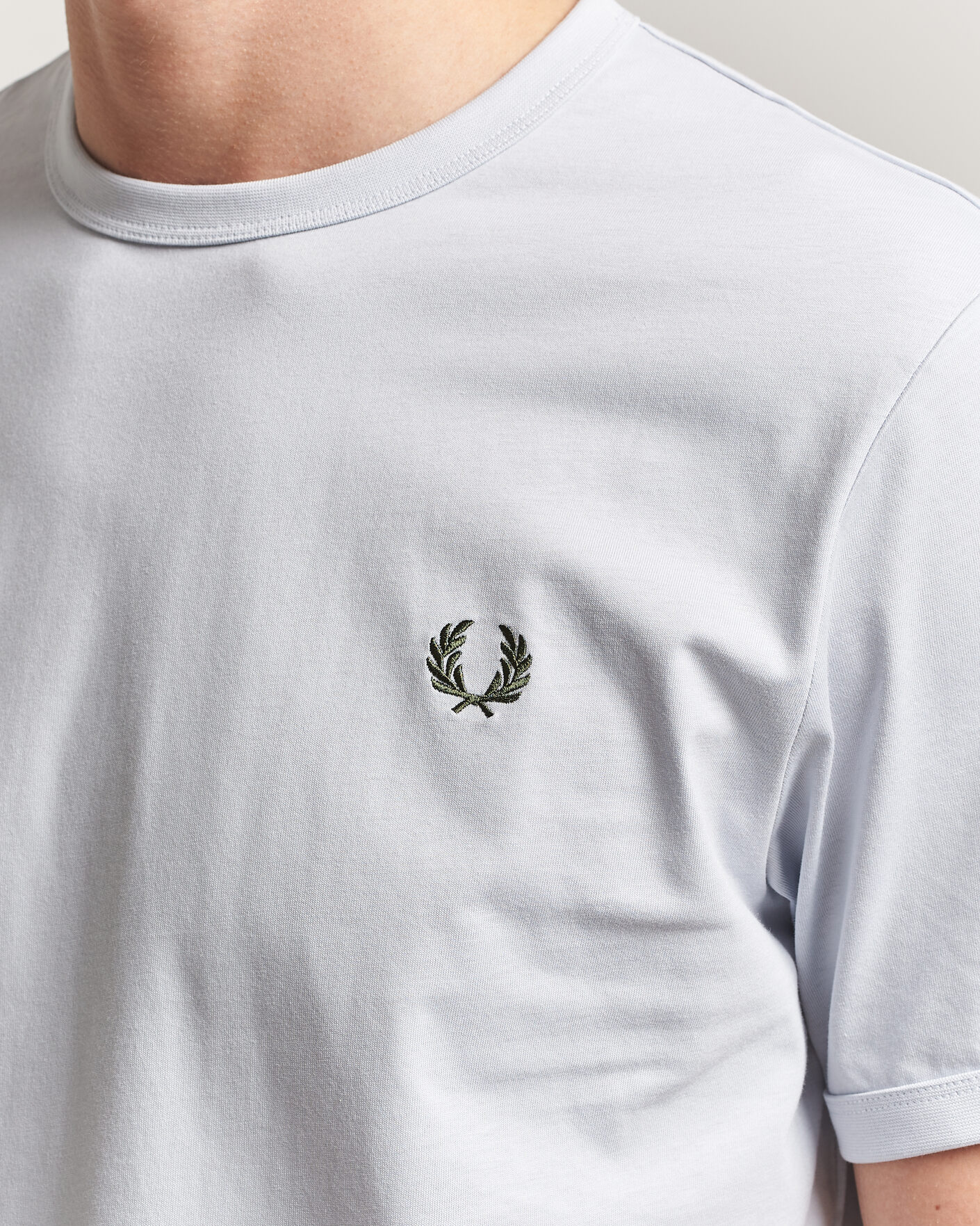 Homme | T-shirts | Fred Perry | Ringer T-Shirt Dusky Blue