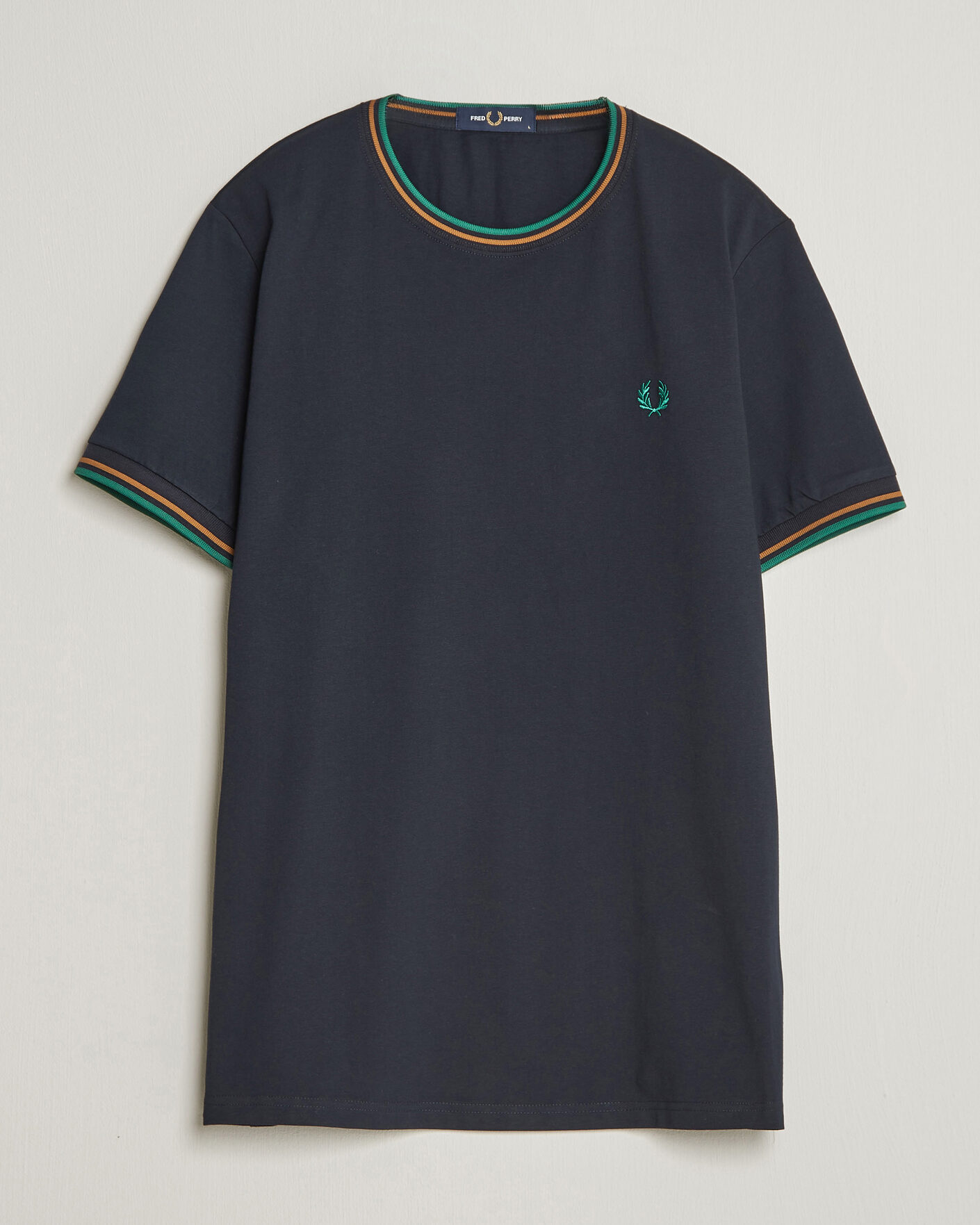 Homme | T-shirts | Fred Perry | Twin Tipped T-Shirt Navy
