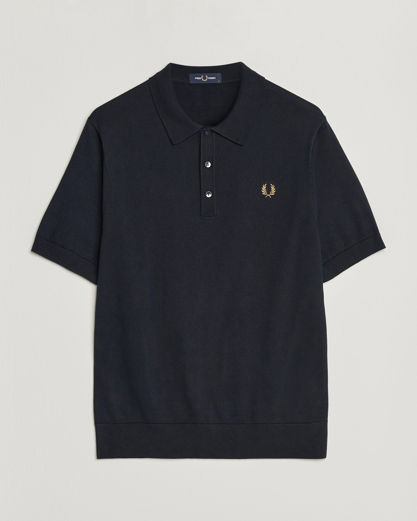 Homme | Polos | Fred Perry | Cotton Knitted Polo Navy