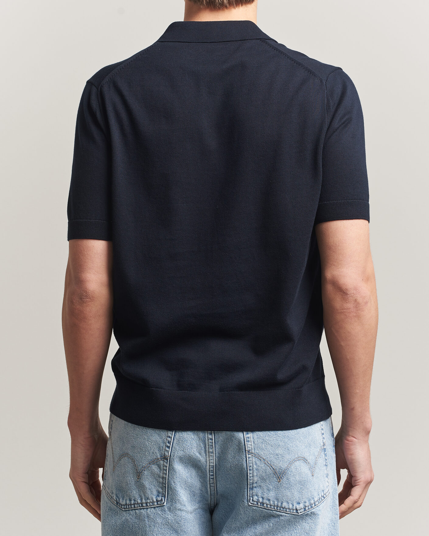 Homme | Polos | Fred Perry | Cotton Knitted Polo Navy