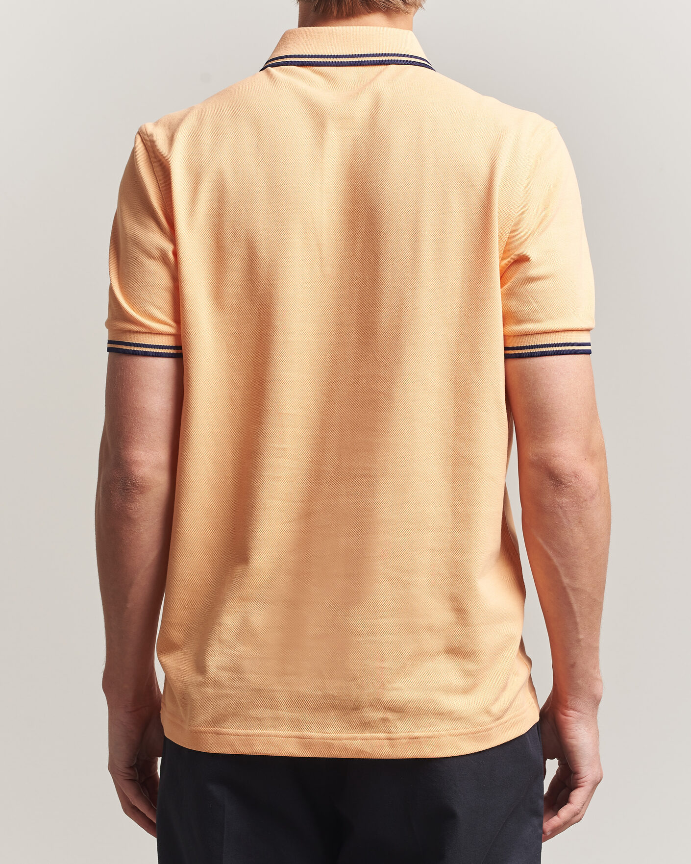 Homme | Polos | Fred Perry | Twin Tipped Polo Shirt Peach