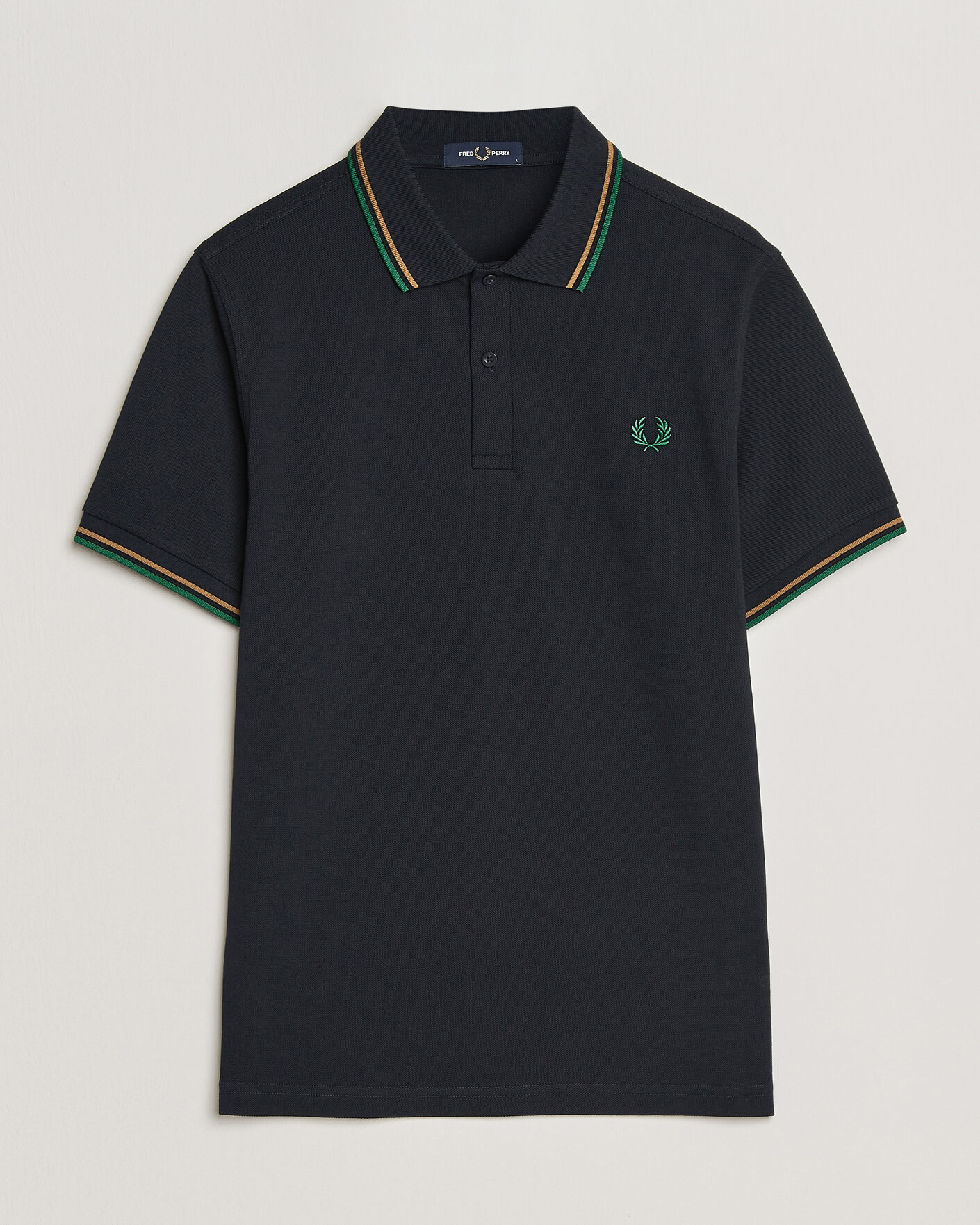 Homme | Polos | Fred Perry | Twin Tipped Polo Shirt Navy