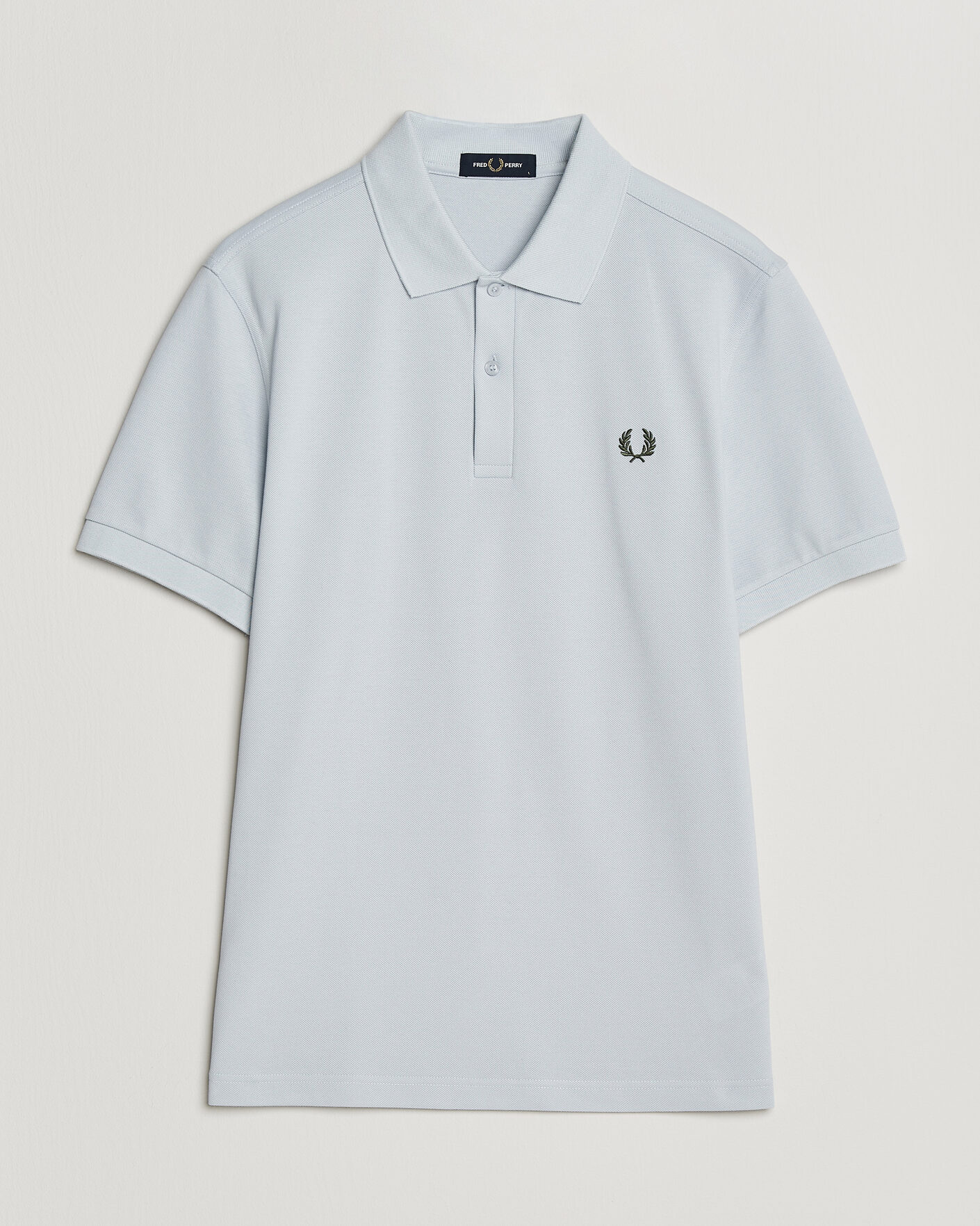 Homme | Polos | Fred Perry | Plain Polo Shirt Dusty Blue
