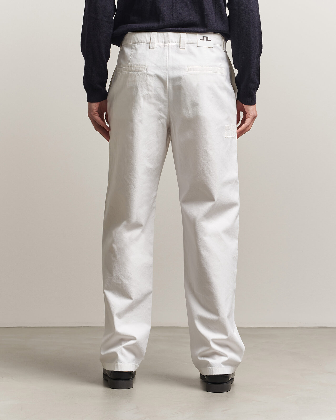 Homme | Pantalons | J.Lindeberg | Devyn Cotton Twill Pants White